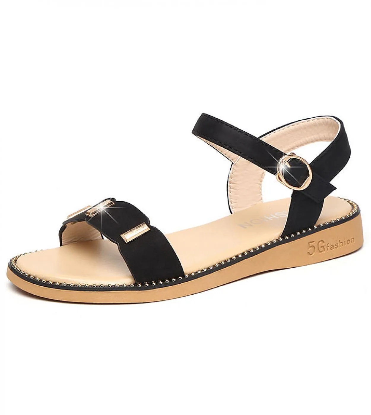 2022 Sandali gladiatore Scarpe estive da donna Suola spessa Sandali da donna alla moda Occasioni casual Piatte da donna comode