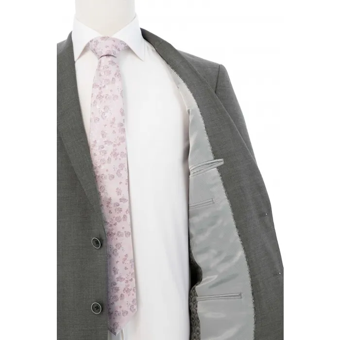 Abito Henk ter Horst 2 pezzi in misto lana grigio
