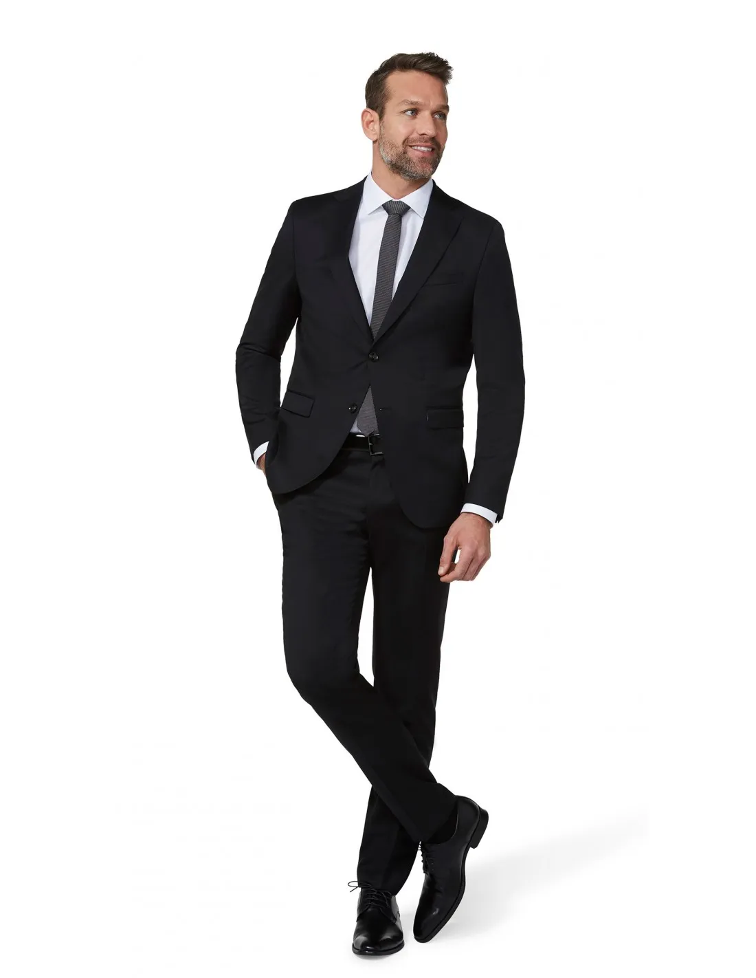 Abito in lana sallia Nero, Grigio, Blu