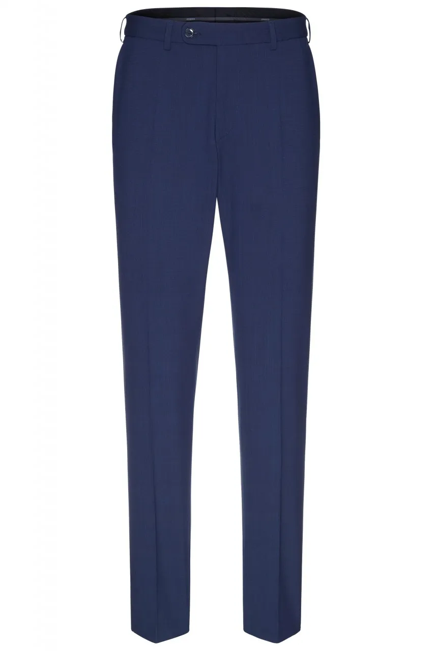 Abito in lana stretch digel protect3 blu marine drop quattro corto