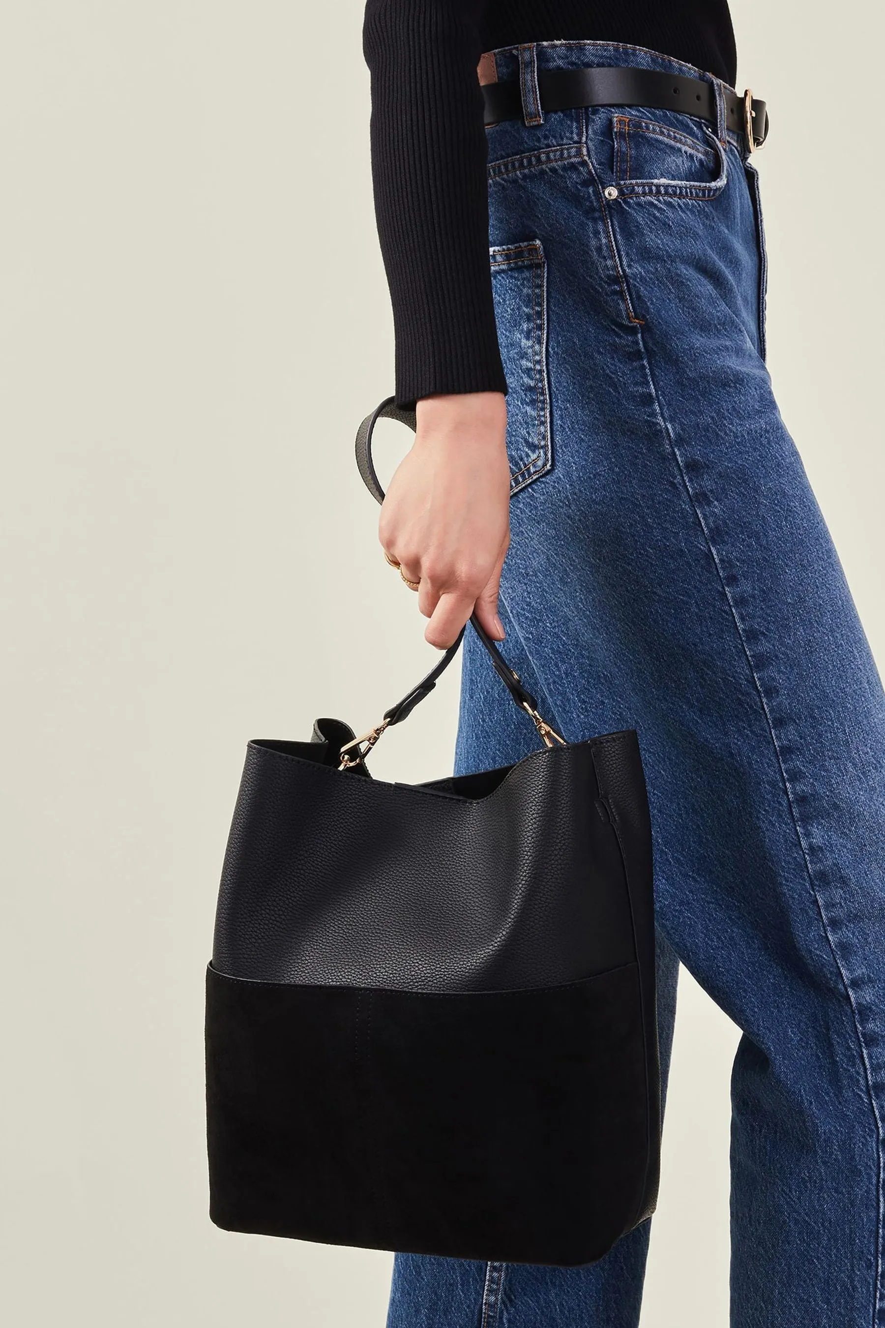 Accessorize - Borsa con spalle a secchiello