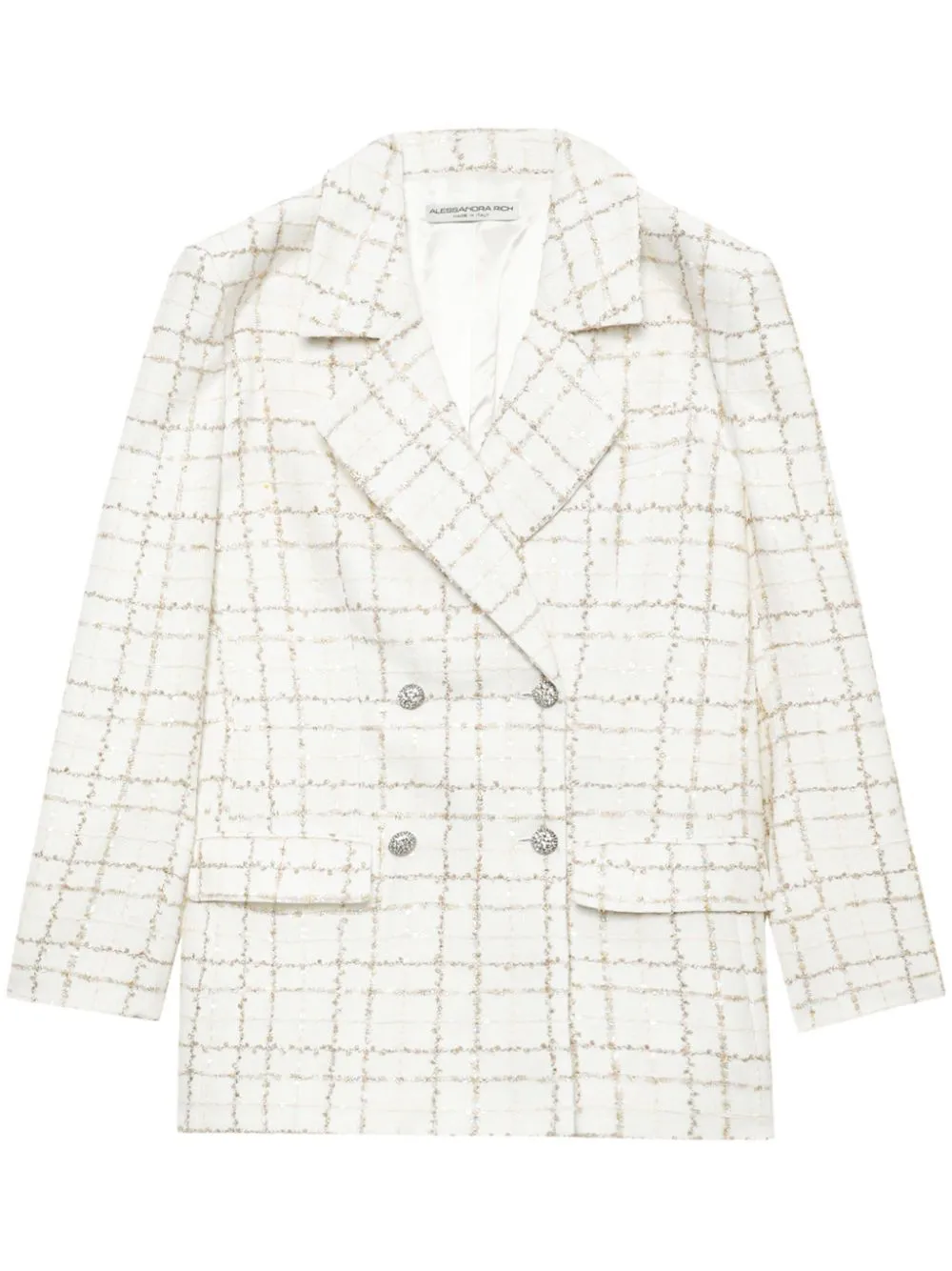 ALESSANDRA RICH Blazer OVERSIZE IN TWEED