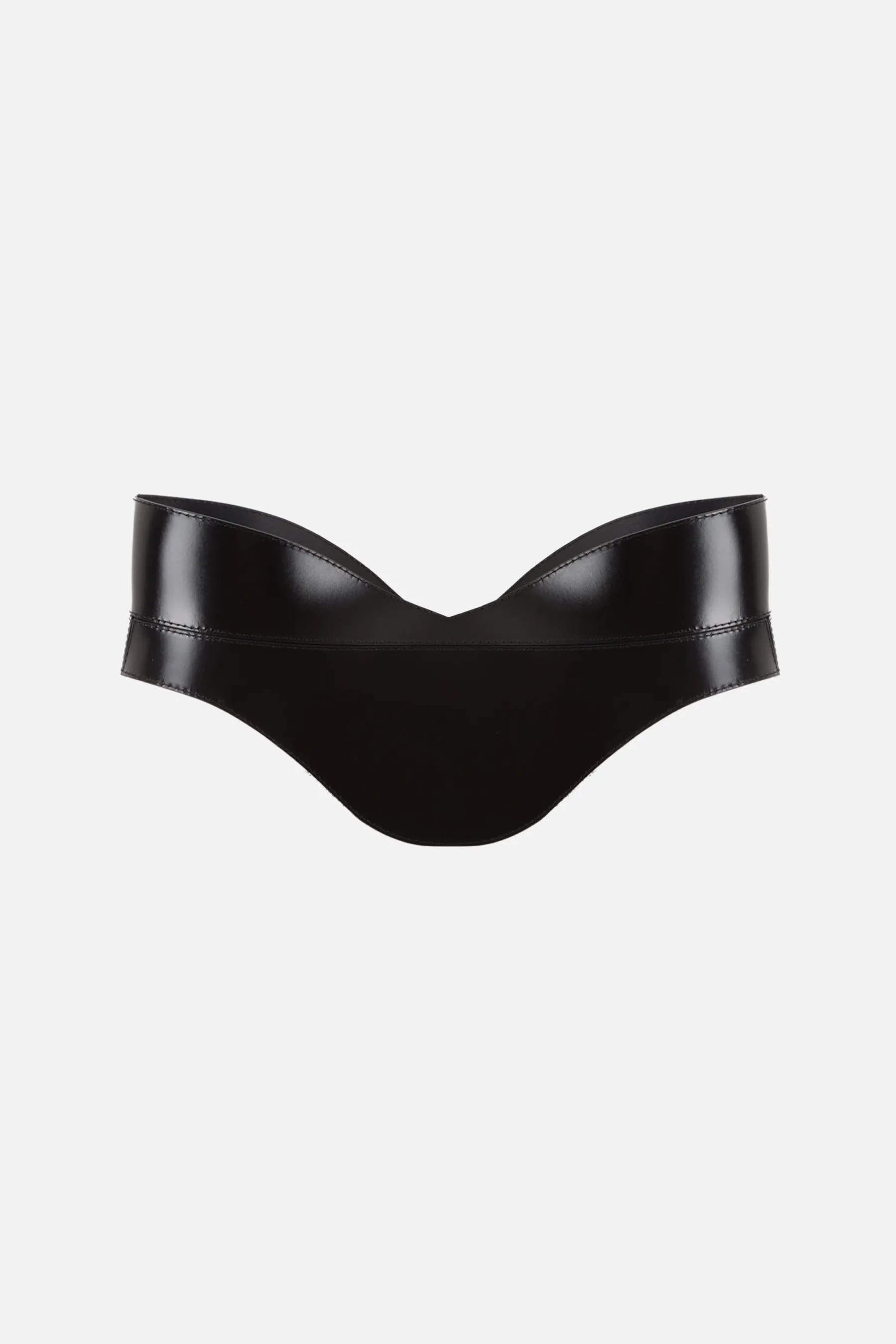  ALEXANDER McQUEEN corsetto cintura in pelle 