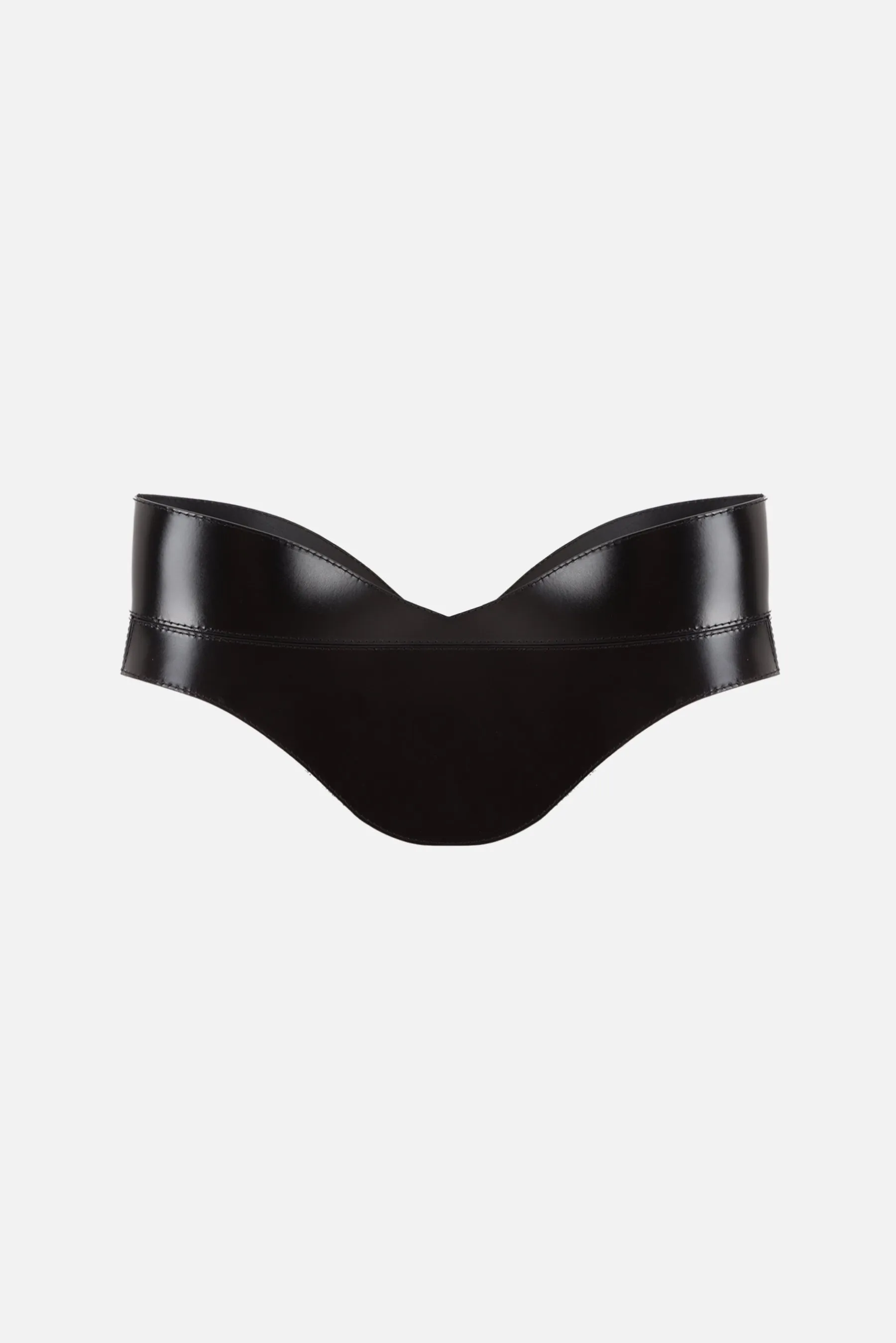  ALEXANDER McQUEEN corsetto cintura in pelle 