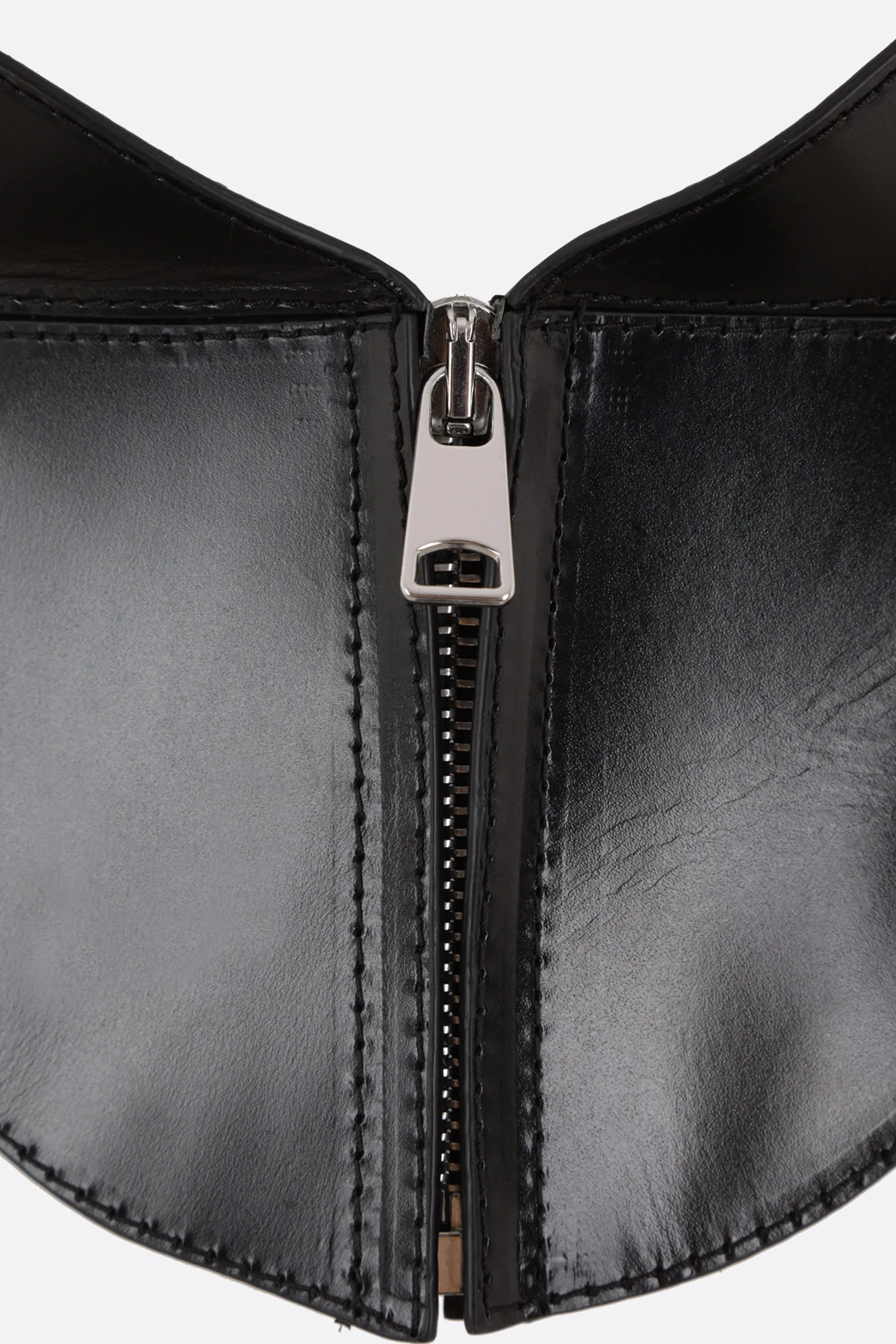  ALEXANDER McQUEEN corsetto cintura in pelle 