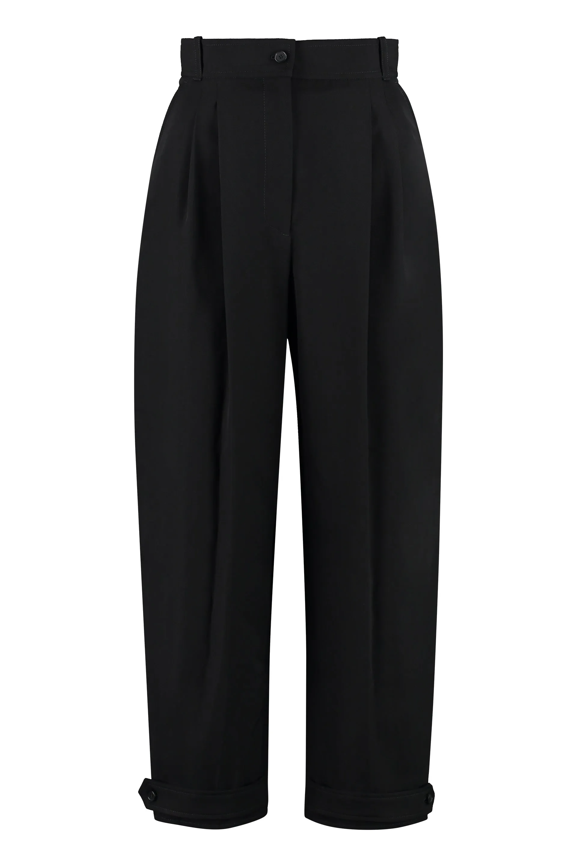 Alexander McQueen Pantaloni in misto lana