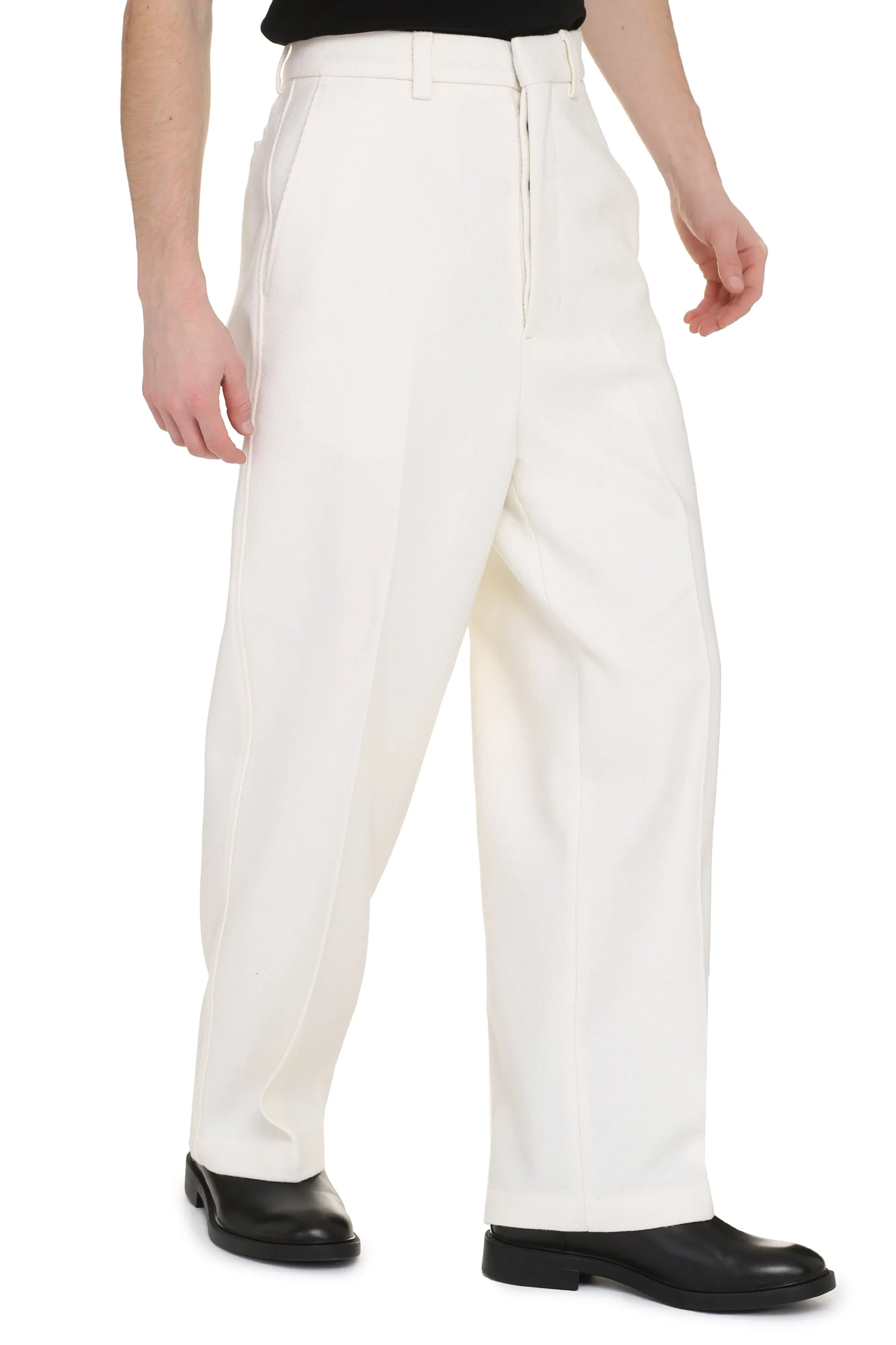 AMI PARIS Pantaloni in lana vergine