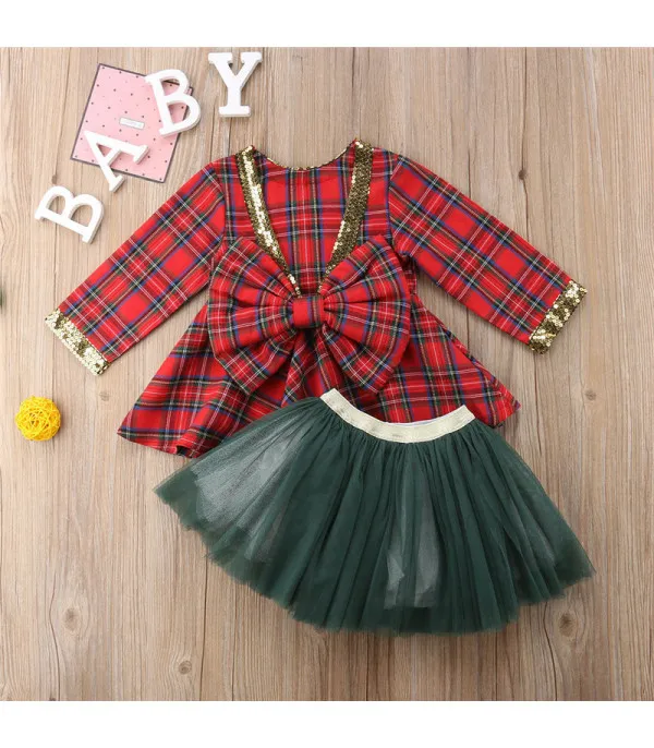 Baby abito tweed tulleskirt