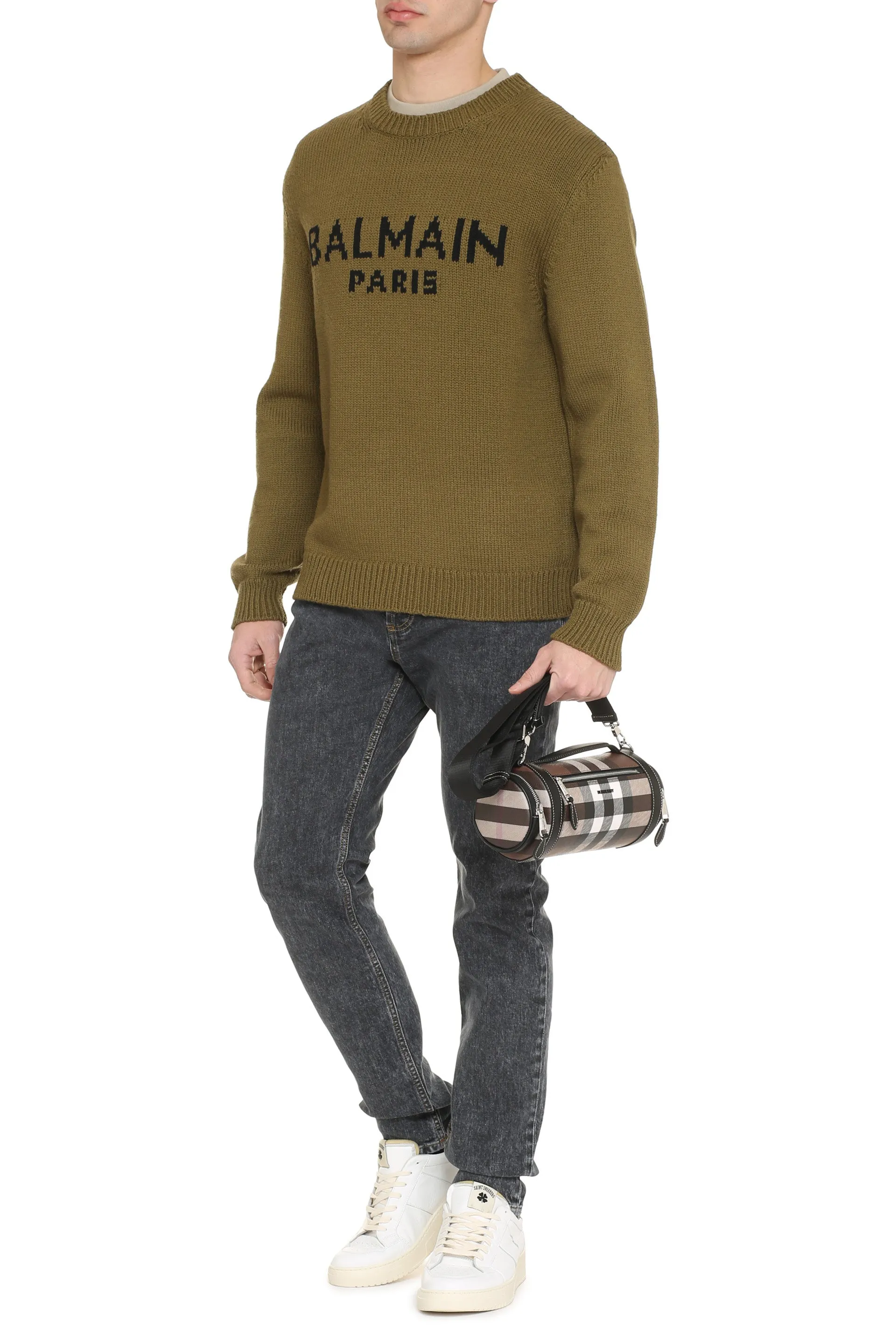Balmain Pullover in misto lana