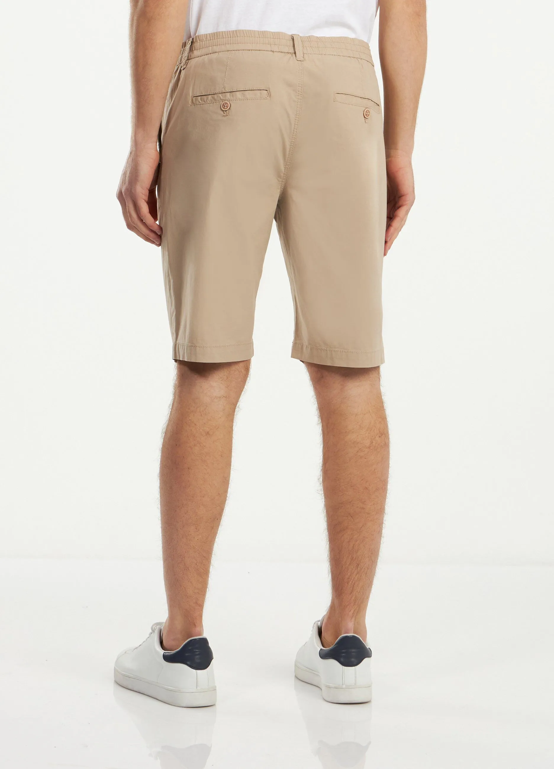 Bermuda in cotone elasticizzato uomo