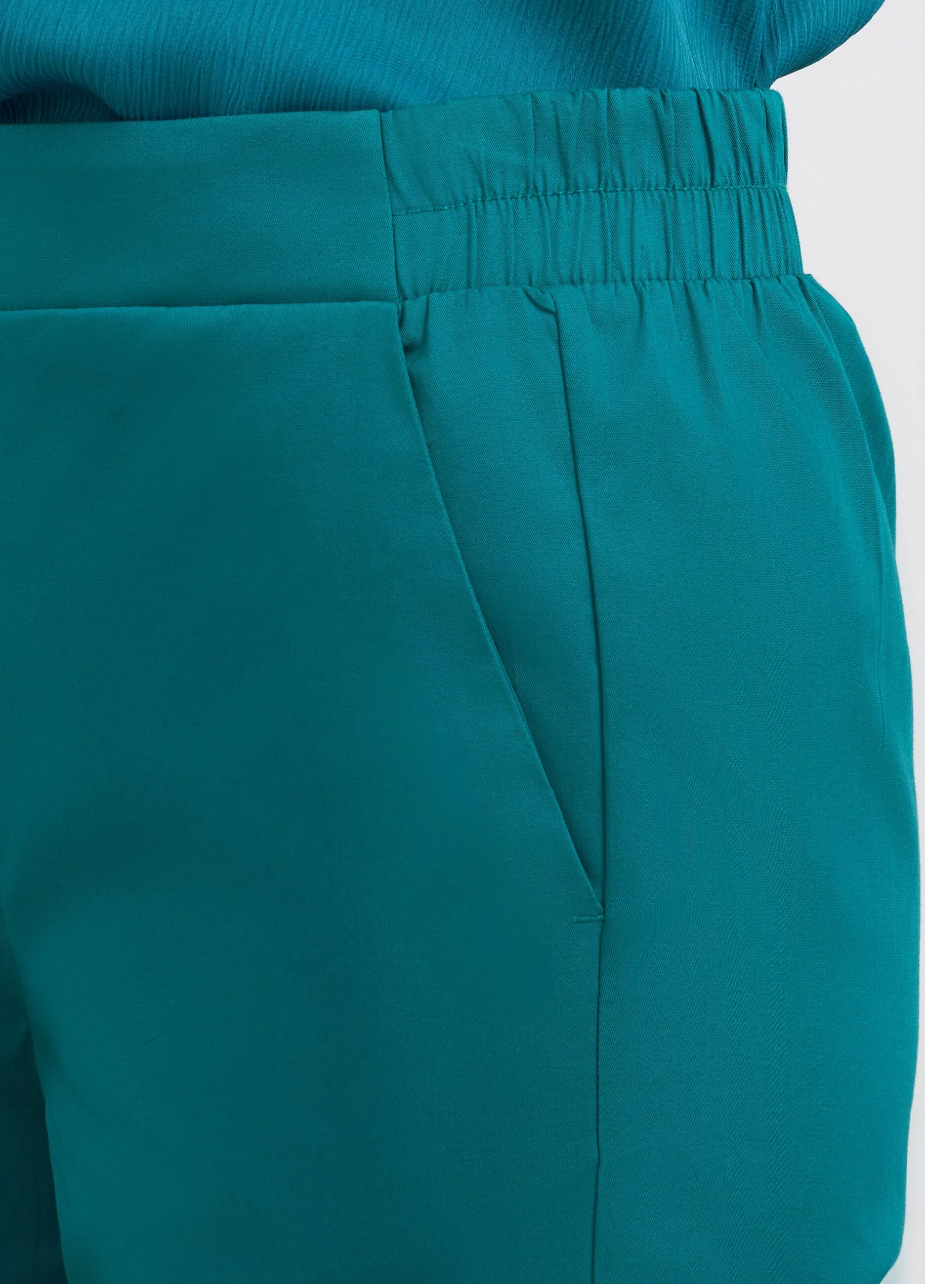 Bermuda in cotone stretch donna