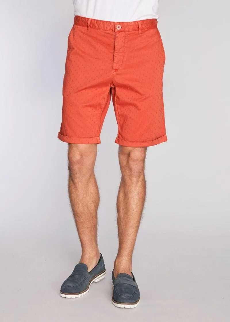 Bermuda in misto cotone jacquard