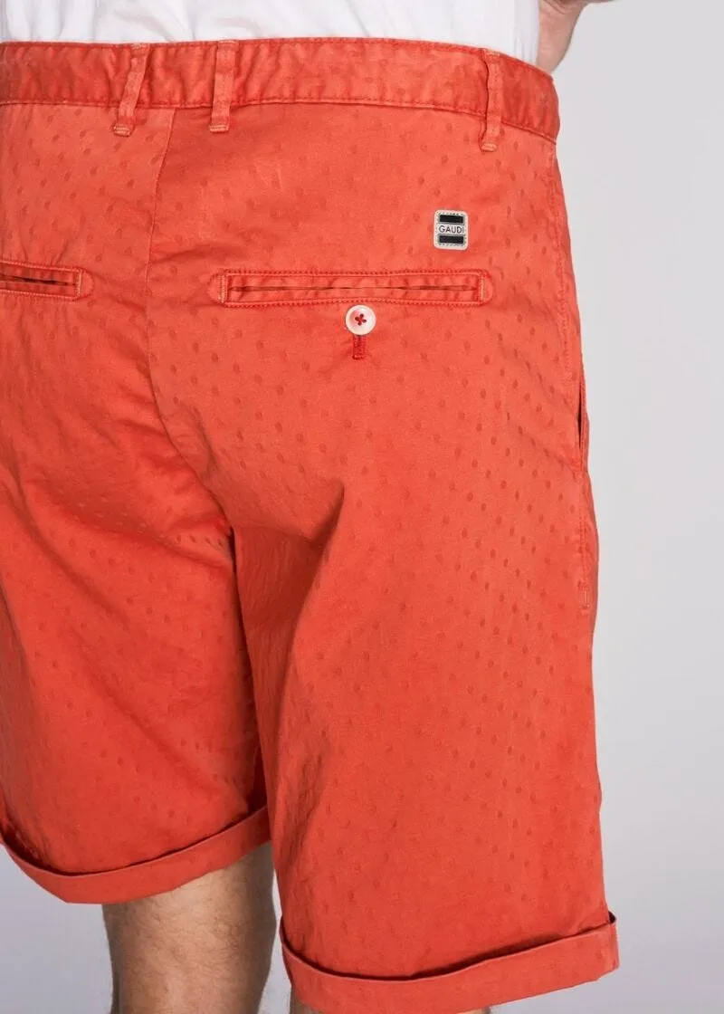 Bermuda in misto cotone jacquard