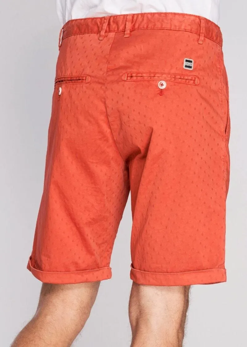 Bermuda in misto cotone jacquard