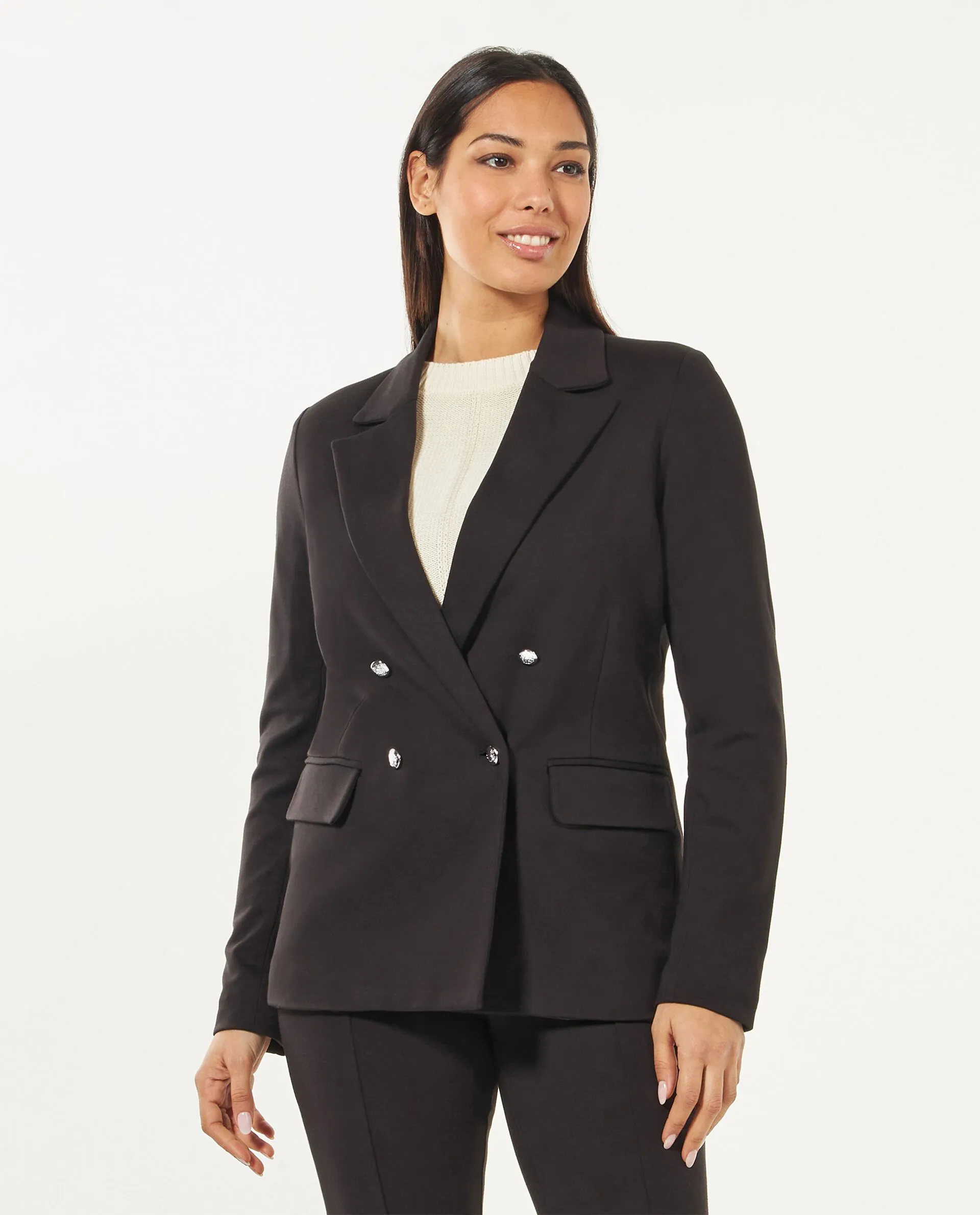 blazer nero donna