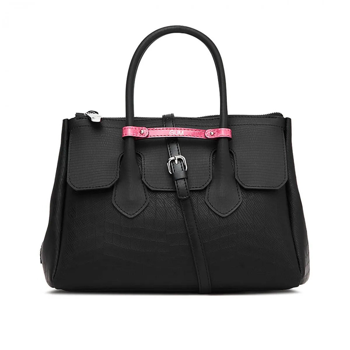 Borsa A Mano Media Mul Print, Nero