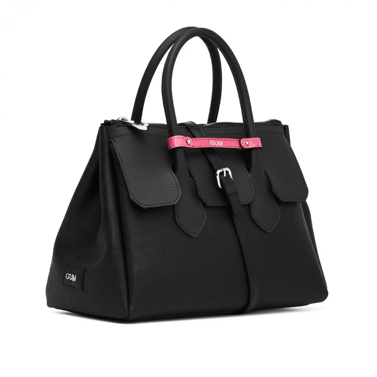 Borsa A Mano Media Mul Print, Nero