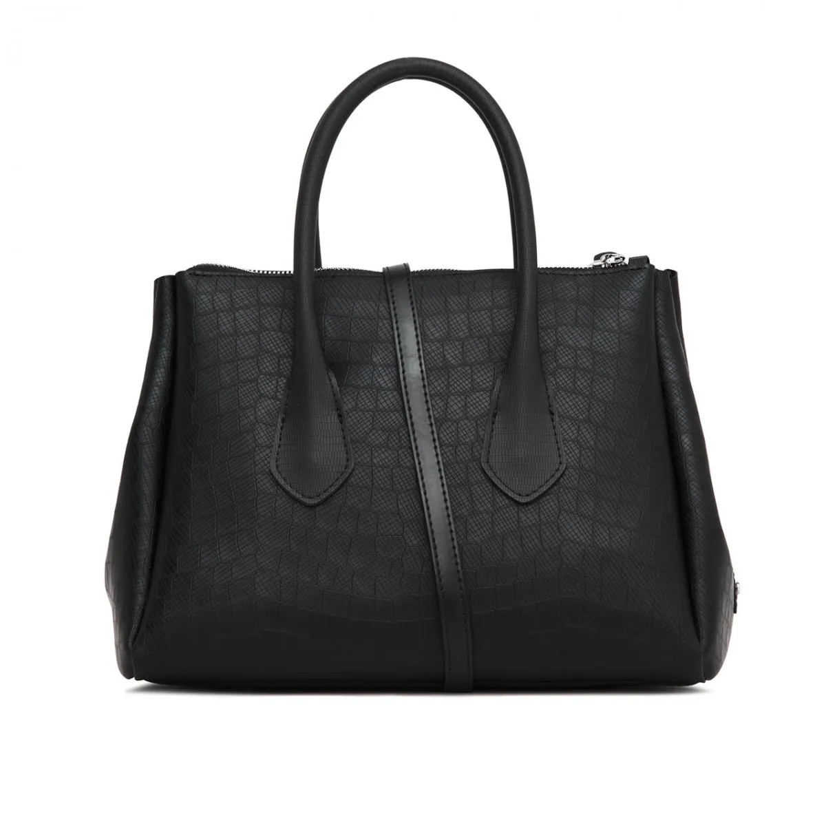 Borsa A Mano Media Mul Print, Nero