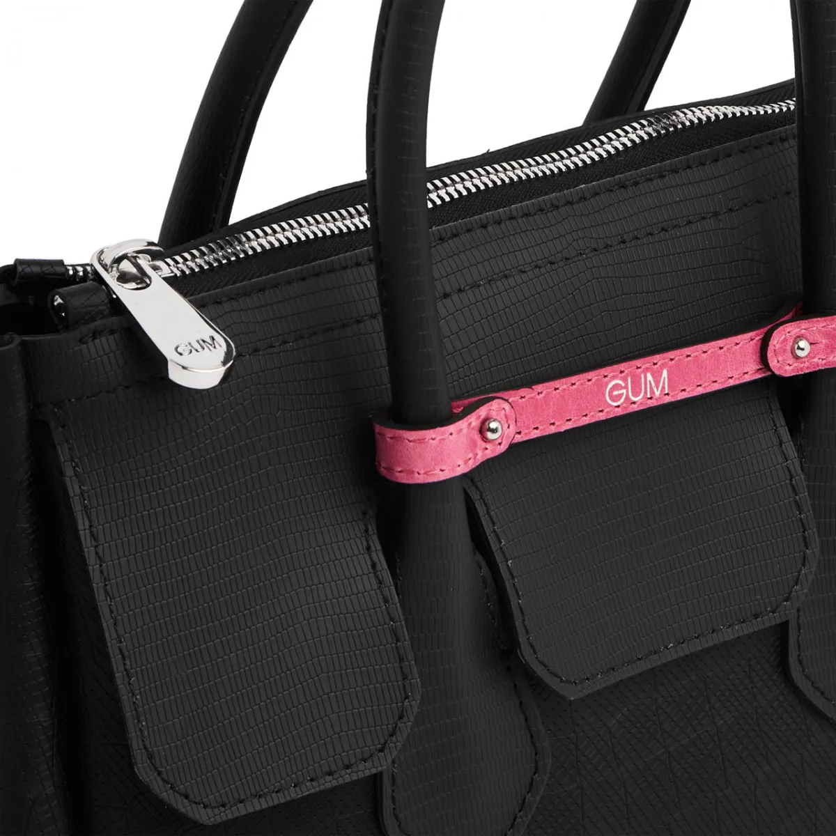 Borsa A Mano Media Mul Print, Nero