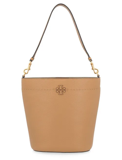 Borsa a secchiello Tory Burch Mcgraw  camel