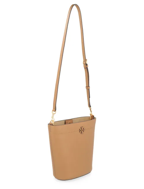 Borsa a secchiello Tory Burch Mcgraw  camel