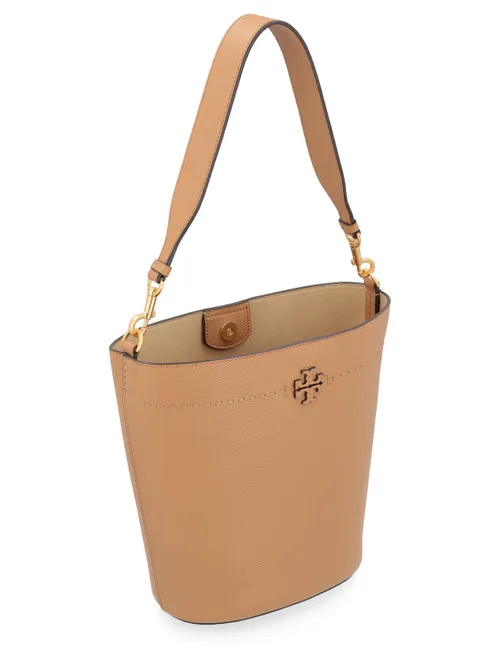 Borsa a secchiello Tory Burch Mcgraw  camel