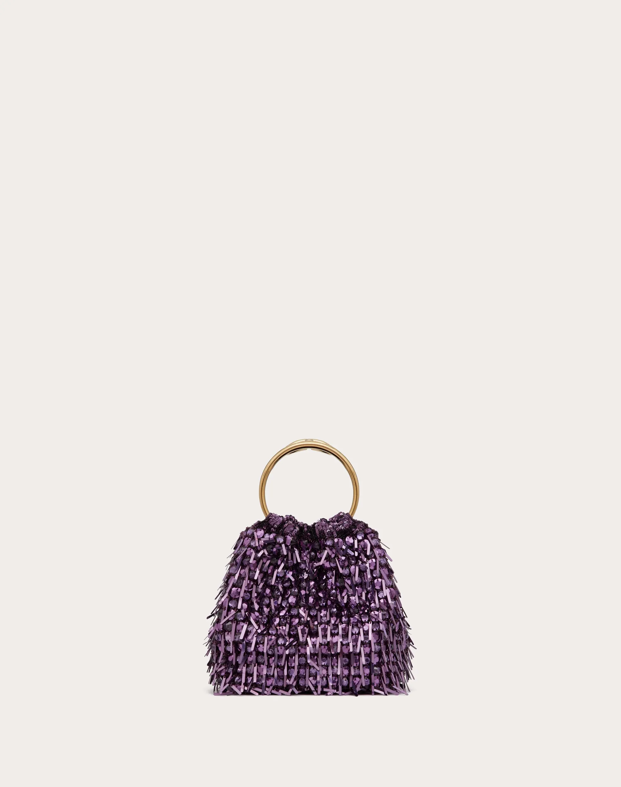 BORSA PICCOLA A SECCHIELLO CARRY SECRETS RICAMATA