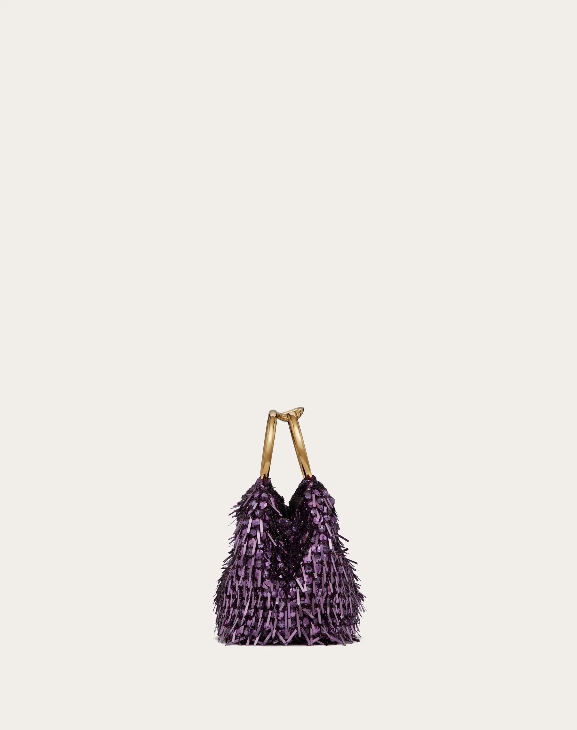BORSA PICCOLA A SECCHIELLO CARRY SECRETS RICAMATA