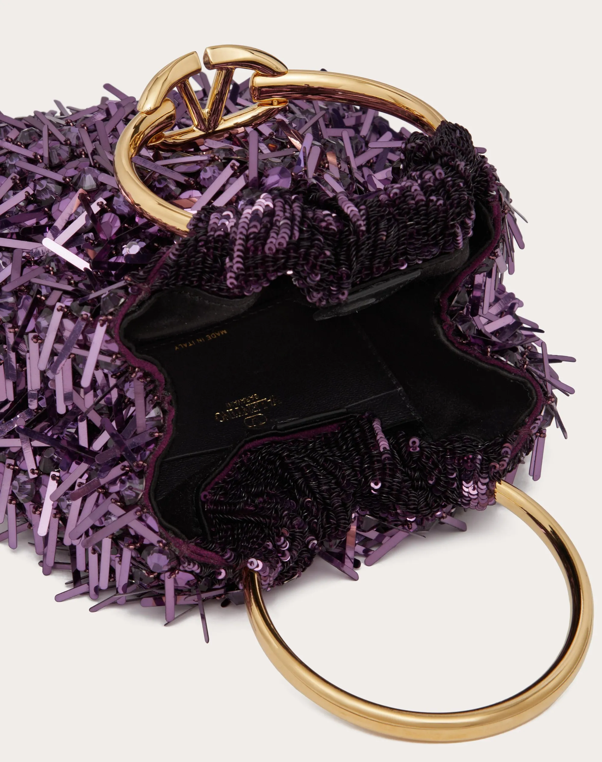 BORSA PICCOLA A SECCHIELLO CARRY SECRETS RICAMATA