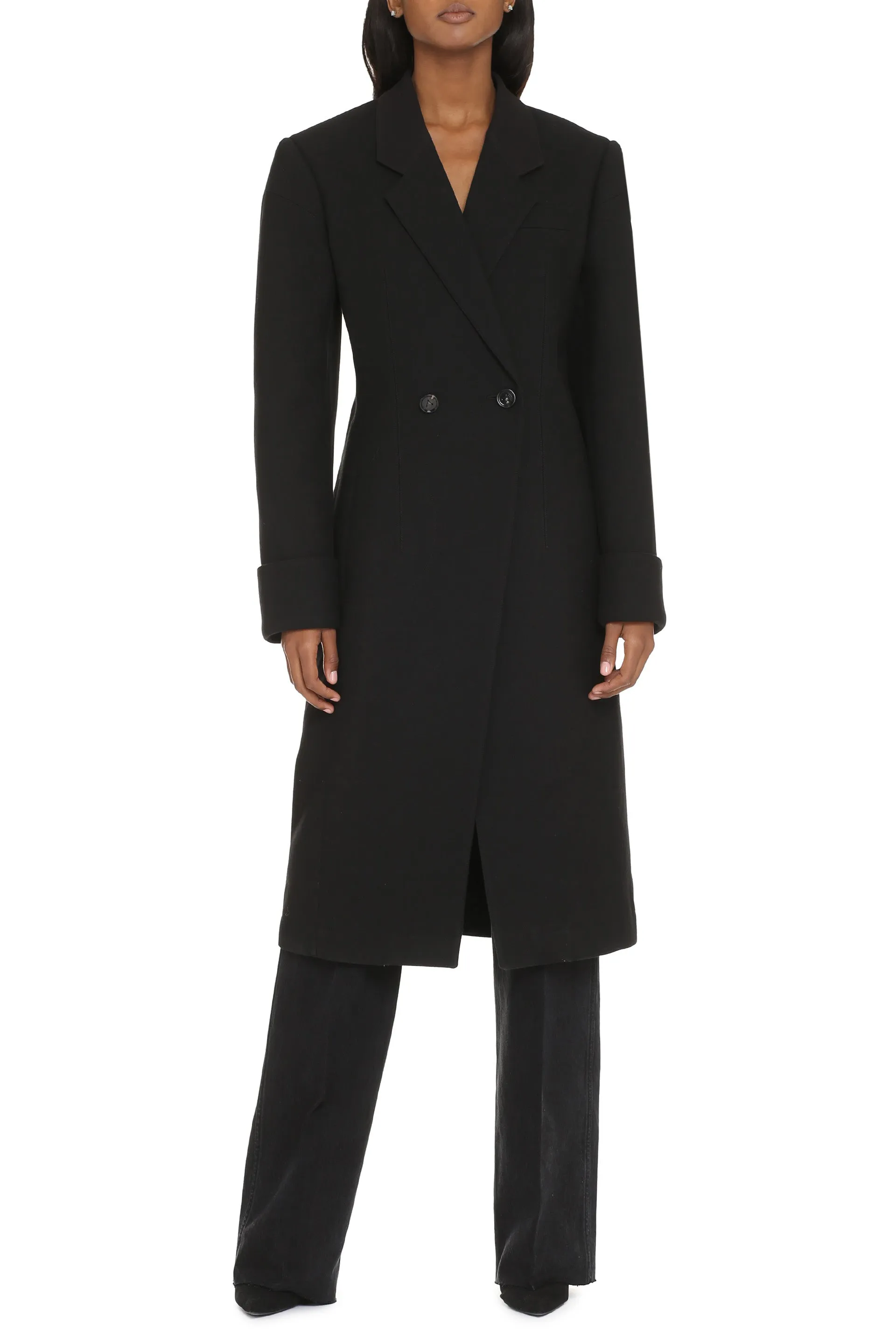 Bottega Veneta Cappotto in misto cotone