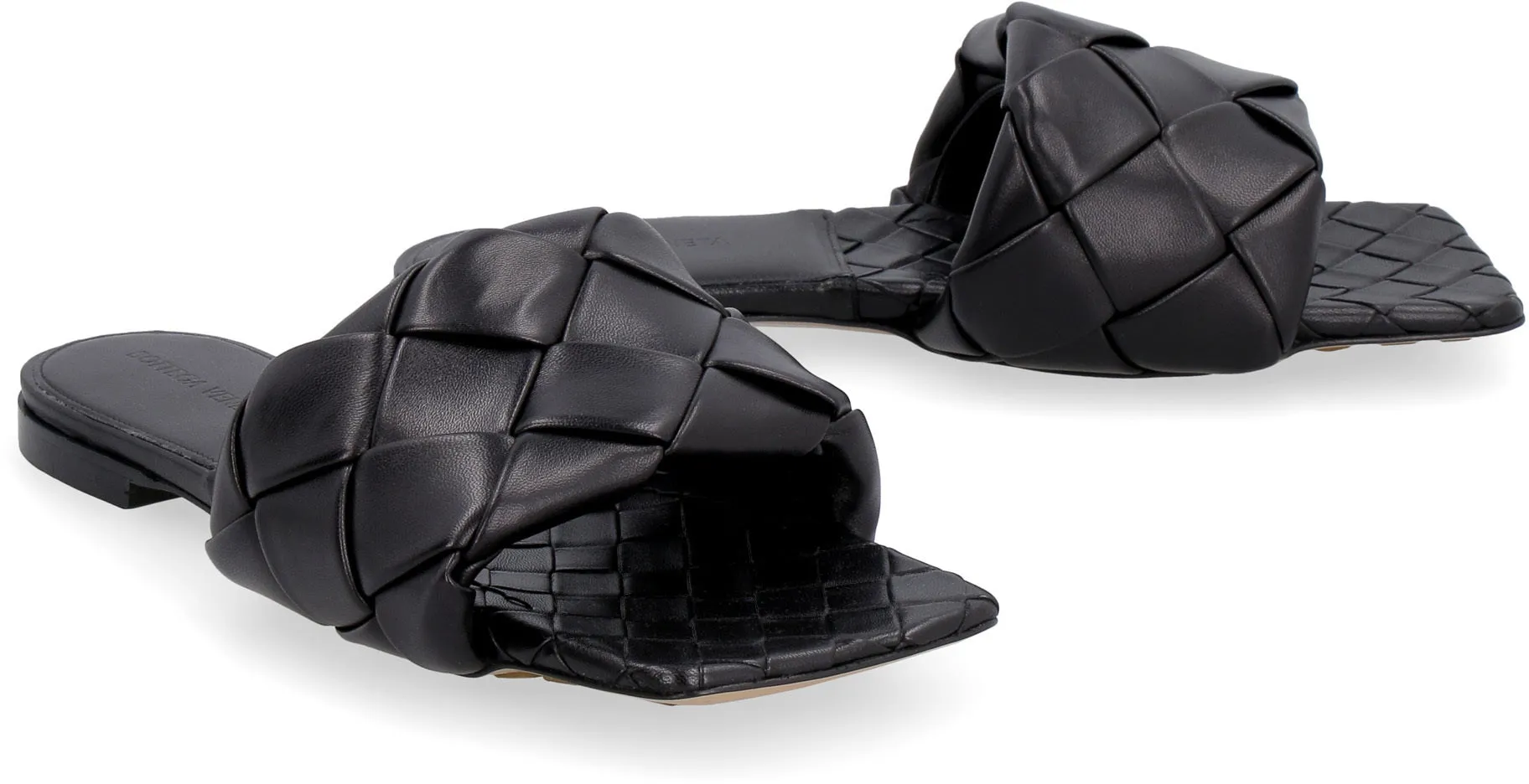 Bottega Veneta Sandali flat The Lido in pelle