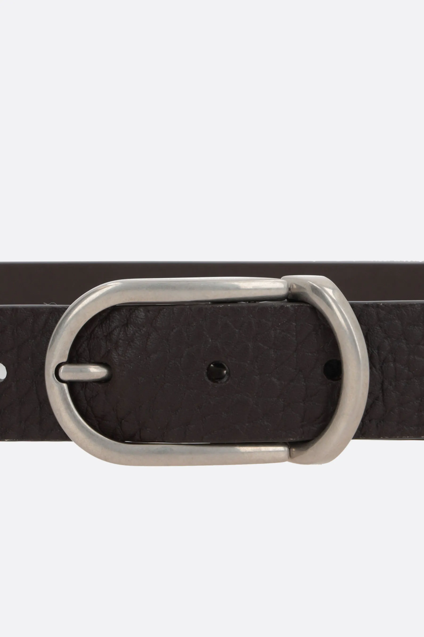  BRUNELLO CUCINELLI cintura in pelle martellata 