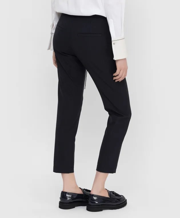 Brunello Cucinelli Pantaloni in lana con catene M0W07P7044