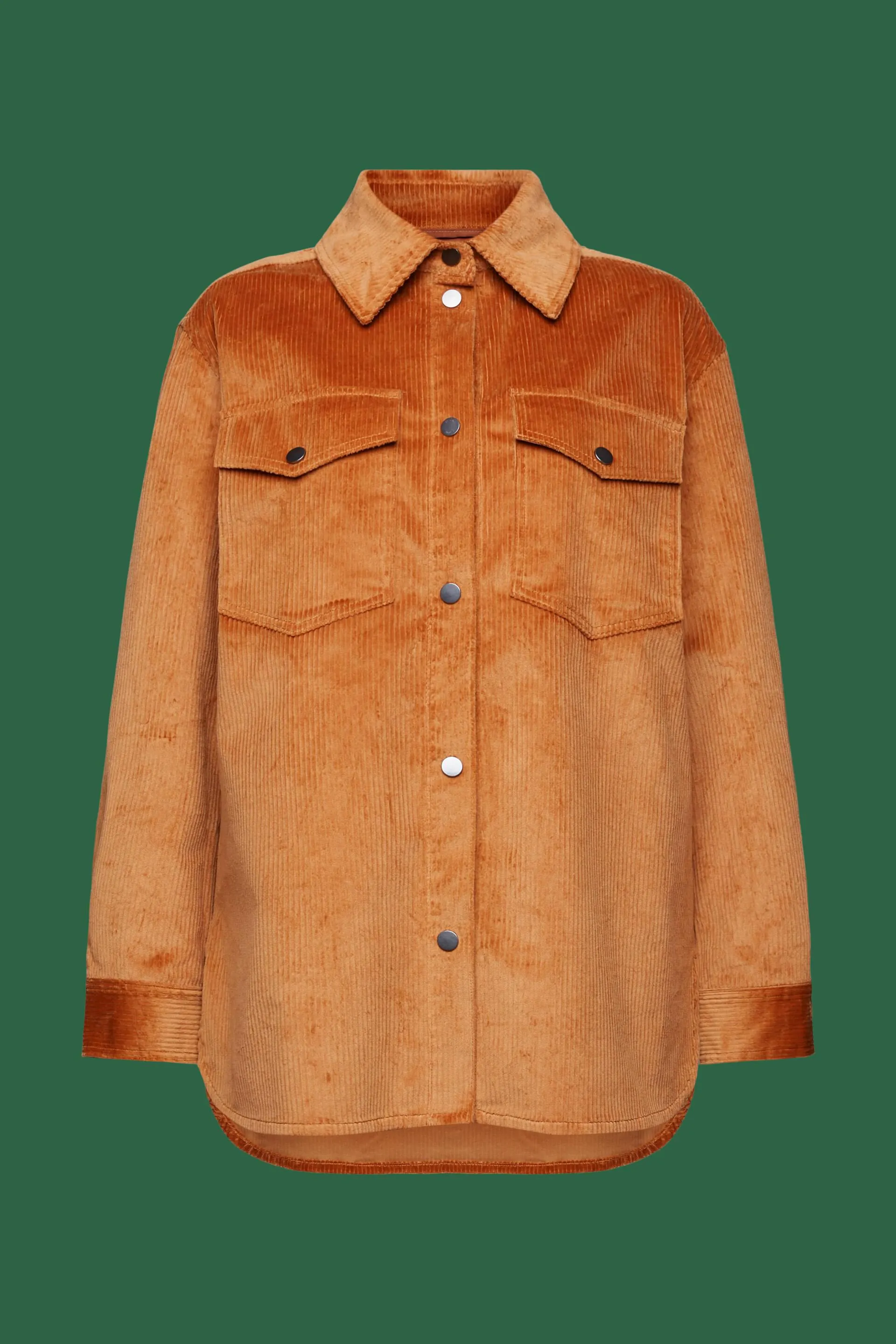 Camicia button-down in velluto