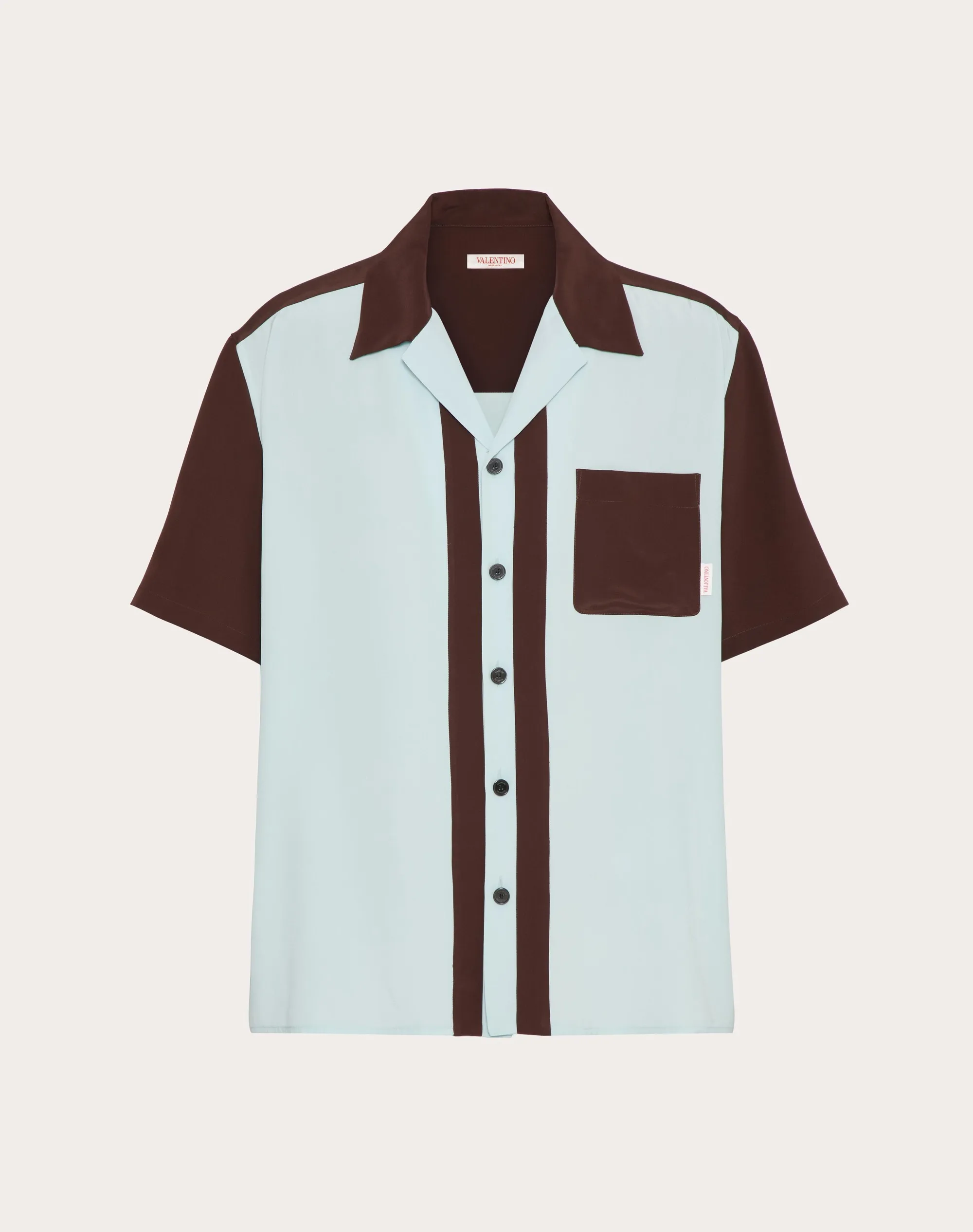 CAMICIA DA BOWLING IN SETA