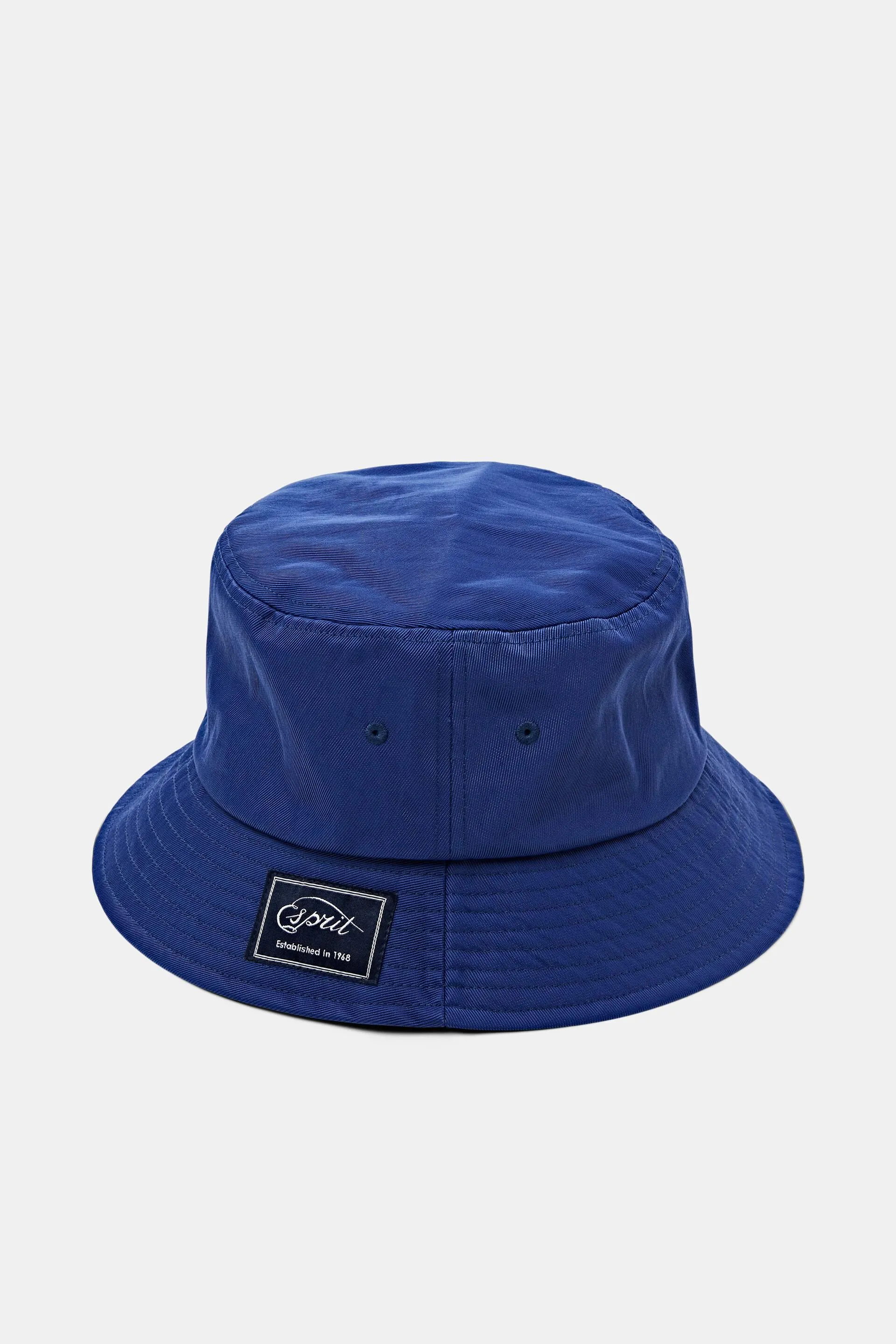 Cappello a secchiello in twill con logo