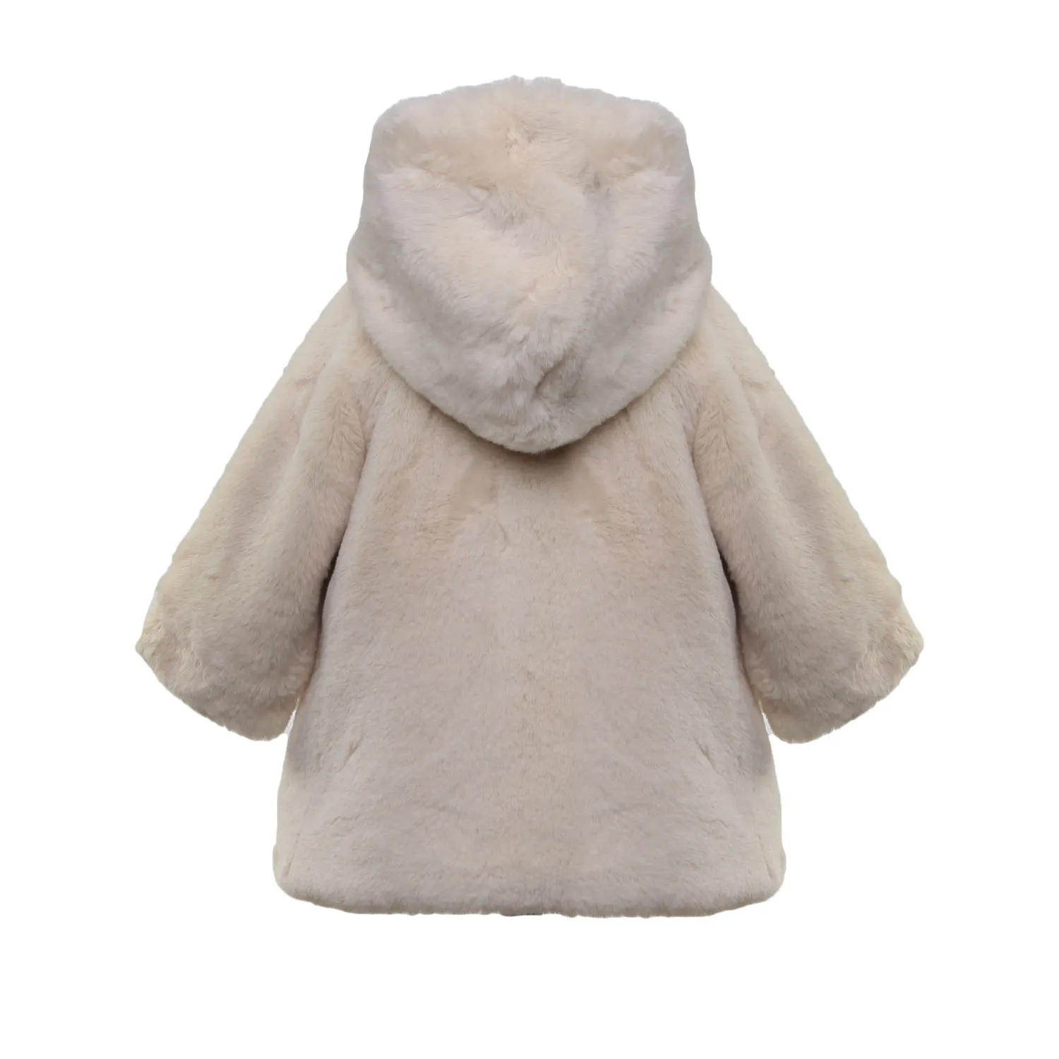 Cappotto Bimba In Eco-Pelliccia