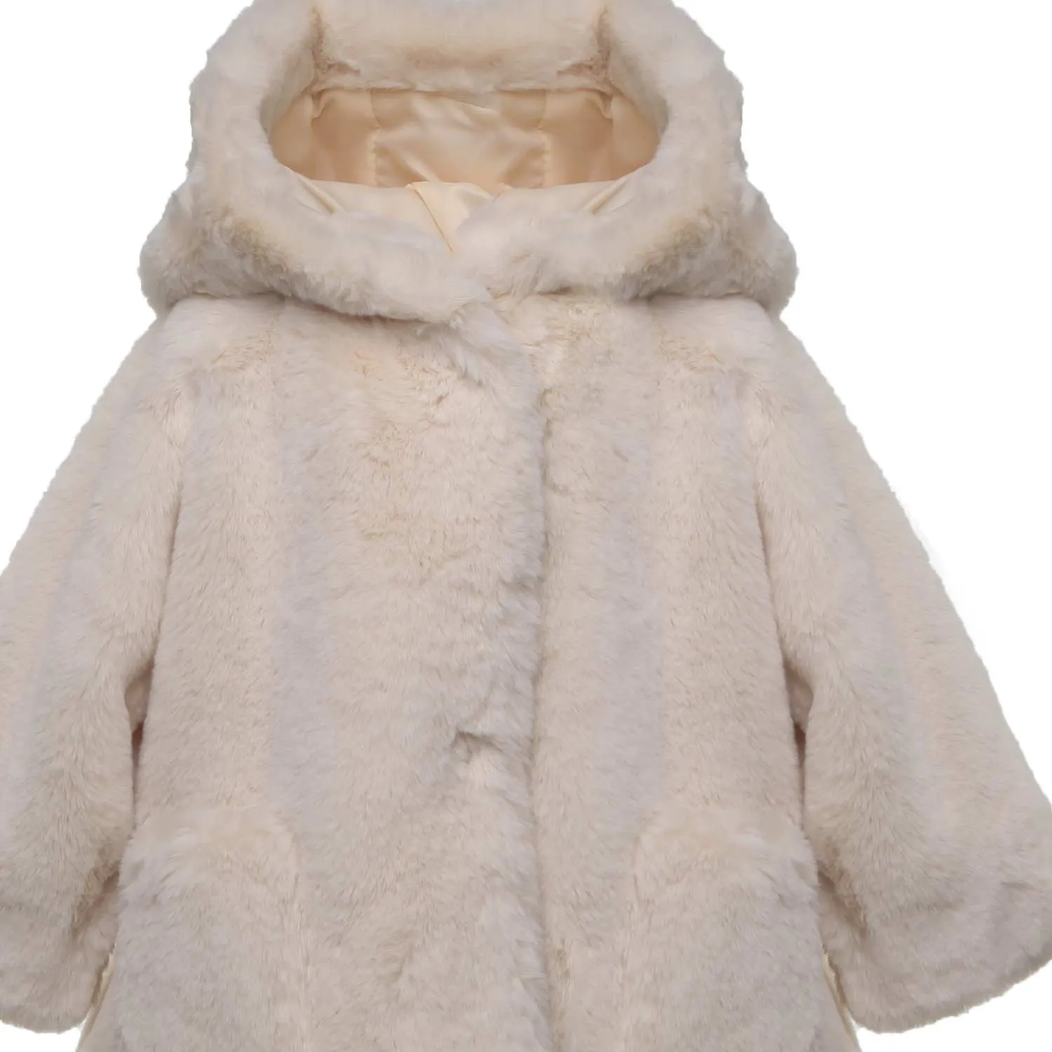 Cappotto Bimba In Eco-Pelliccia