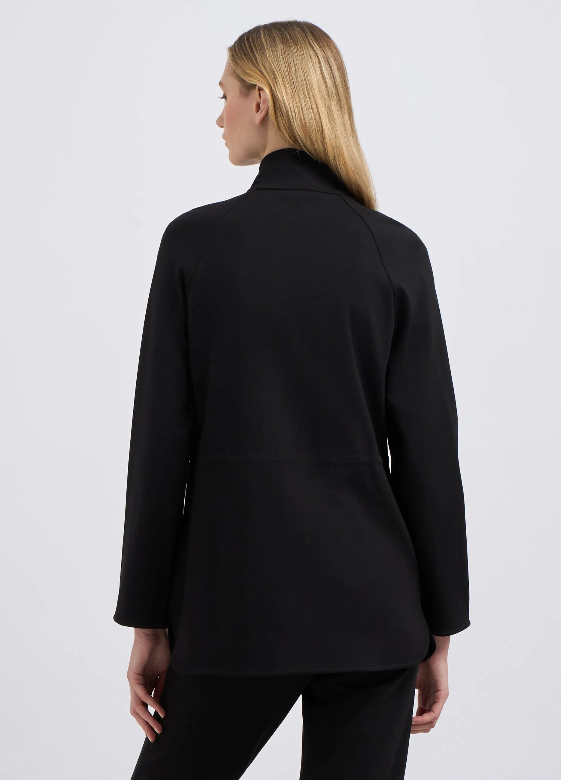 Cappotto in misto viscosa stretch donna