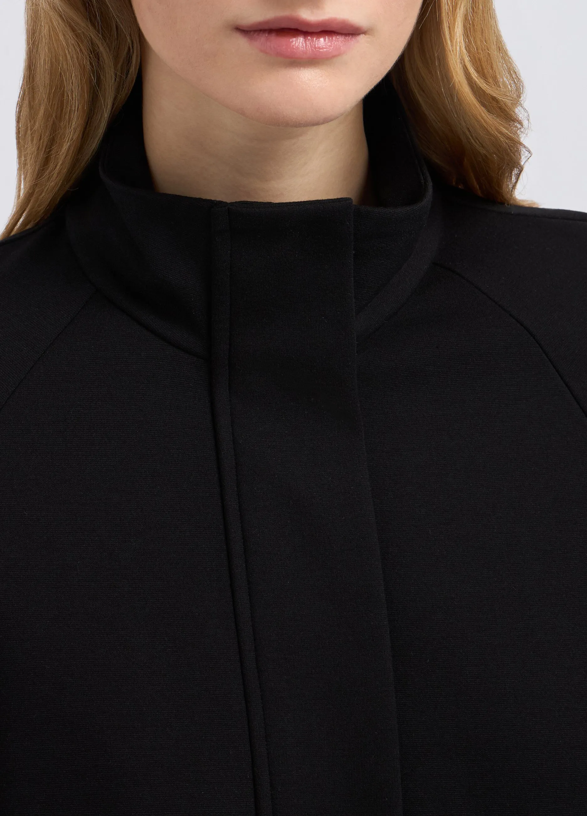 Cappotto in misto viscosa stretch donna