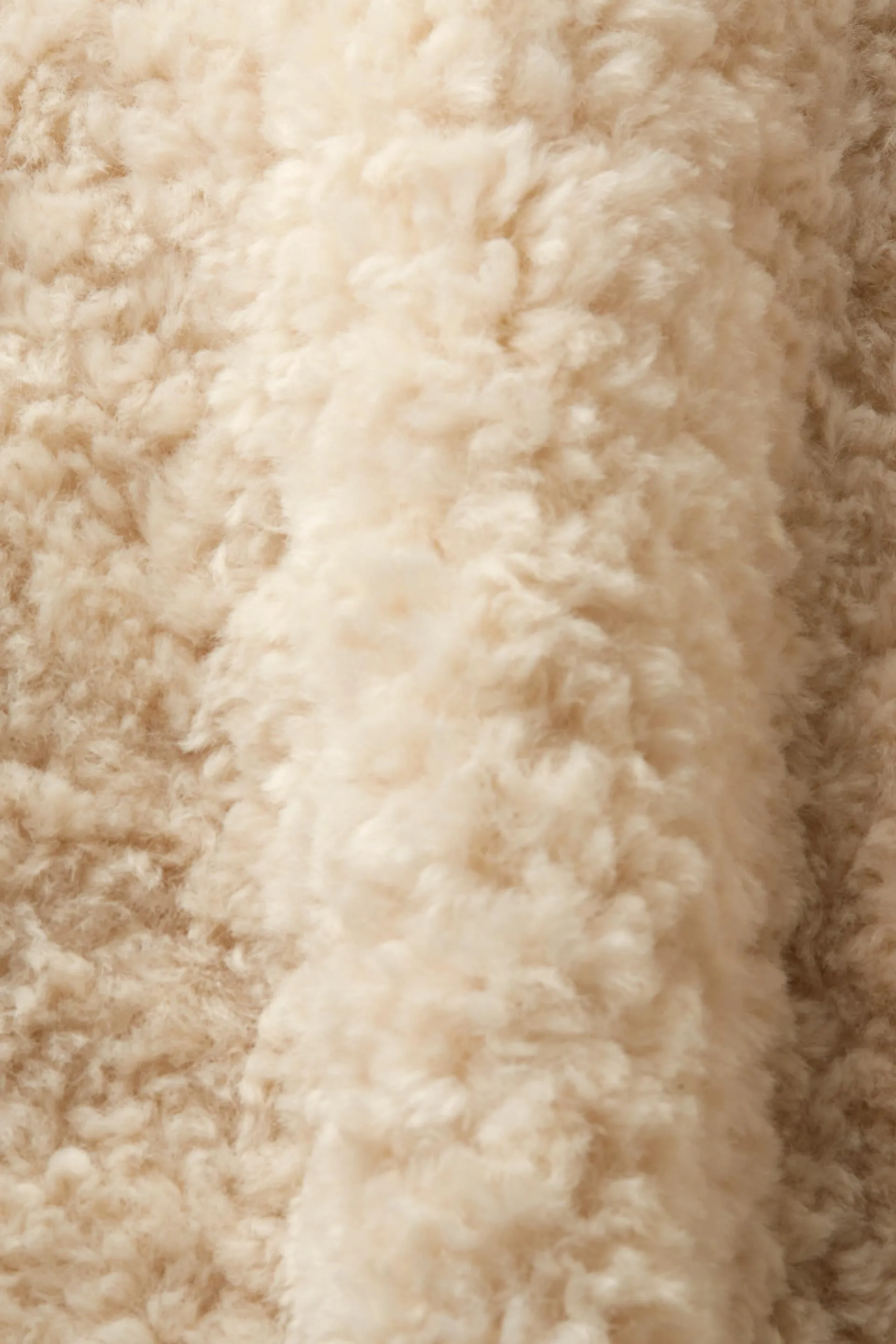 Cappotto reversibile in sherpa