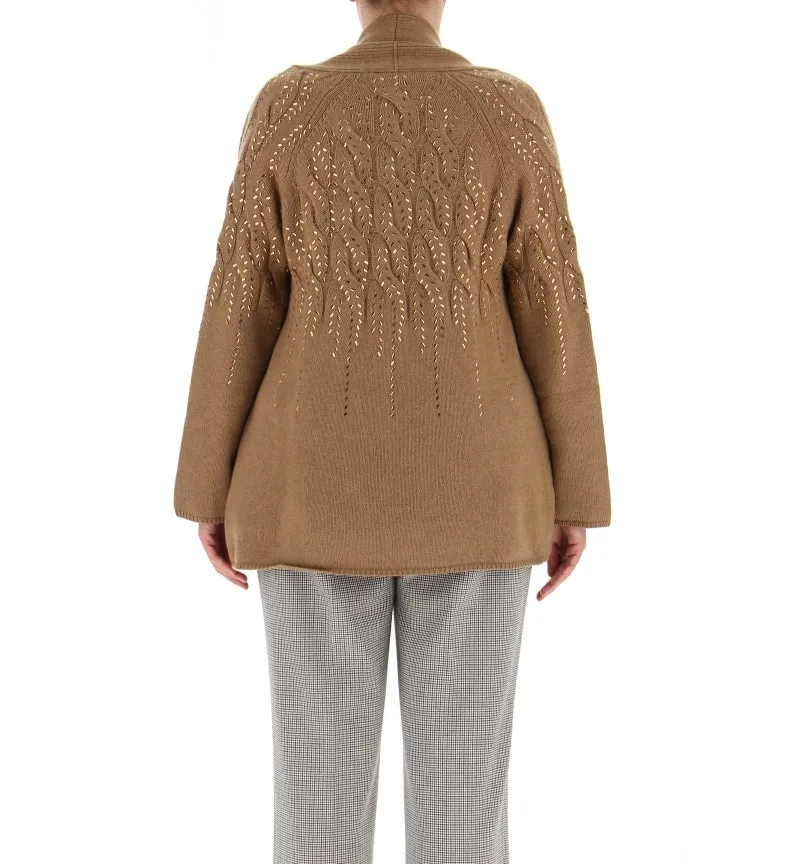 Cardigan misto lana