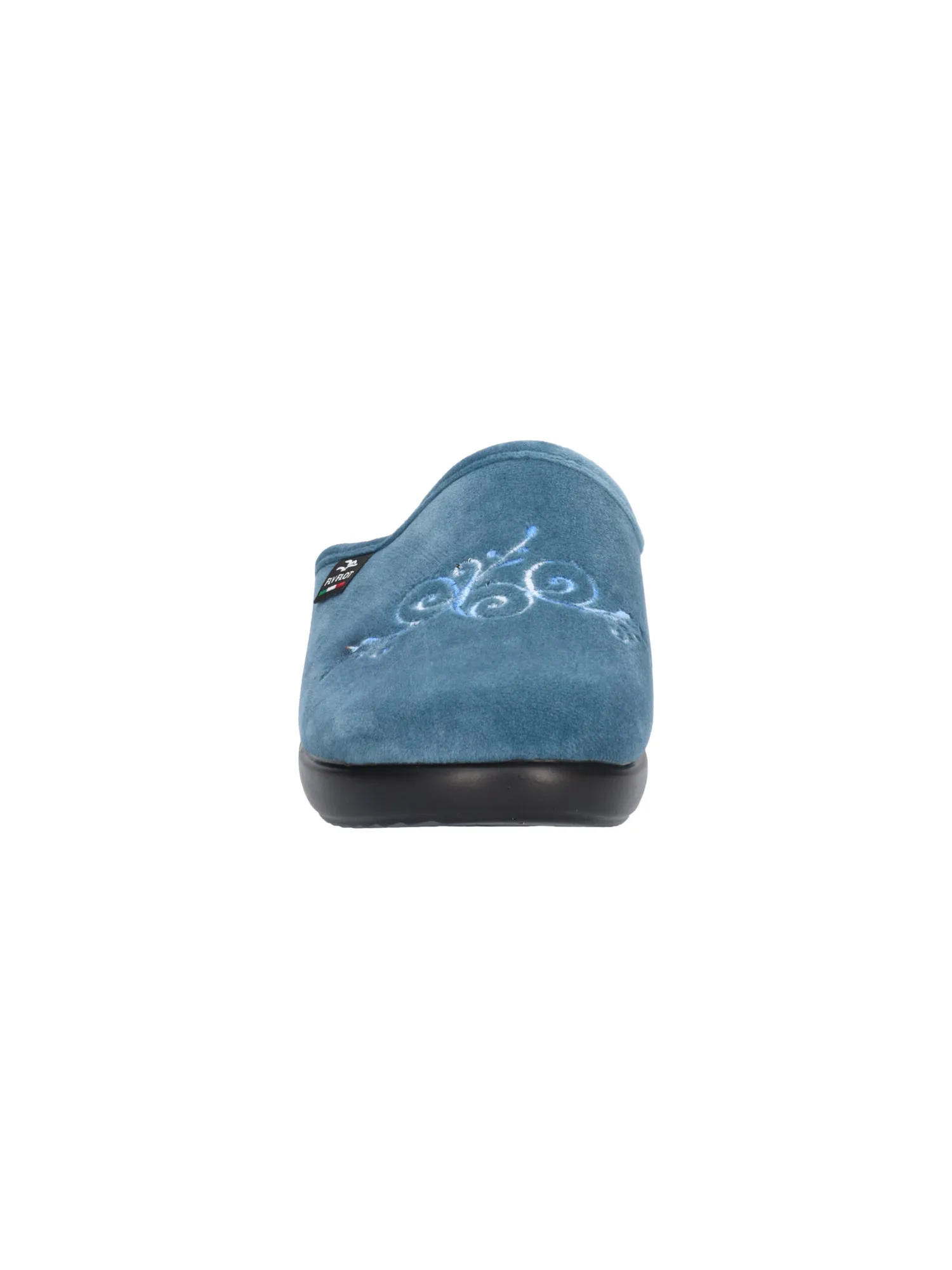 Ciabatta con zeppa Fly Flot da donna azzurra