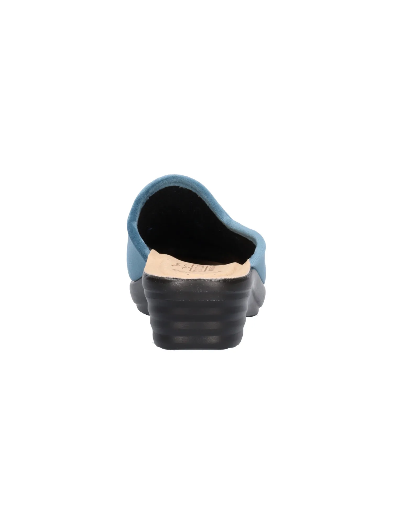 Ciabatta con zeppa Fly Flot da donna azzurra