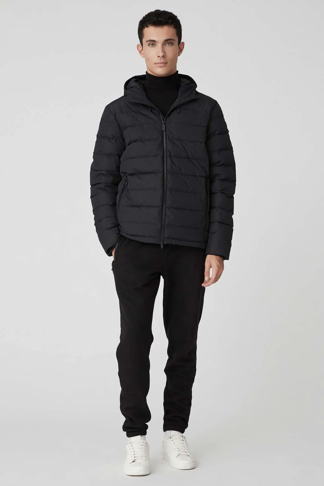 CIESSE PIUMINO Piumino corto filza larga con spallone REAL DOWN HOODY STEVENSON