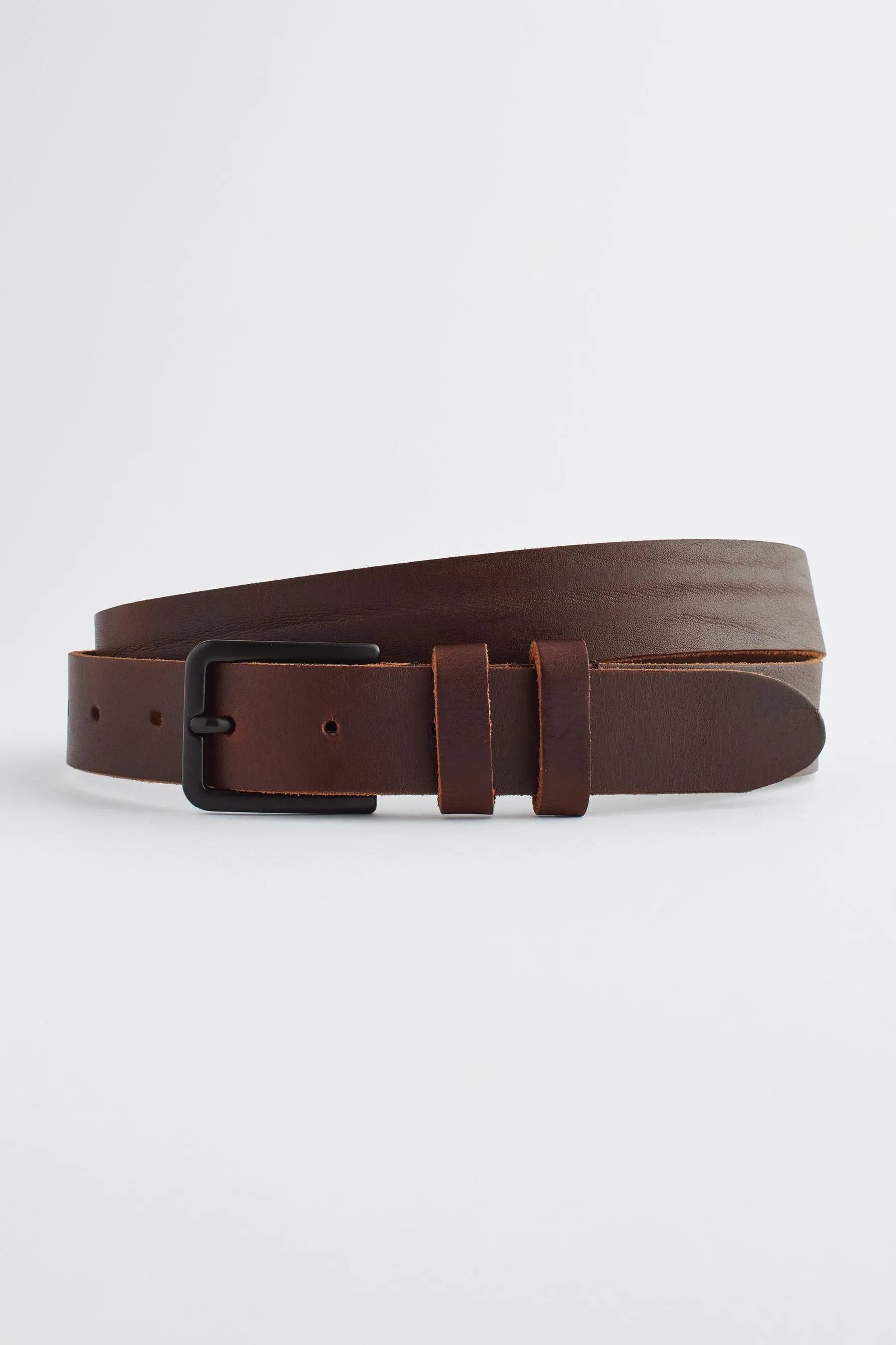 Cintura casual in pelle
