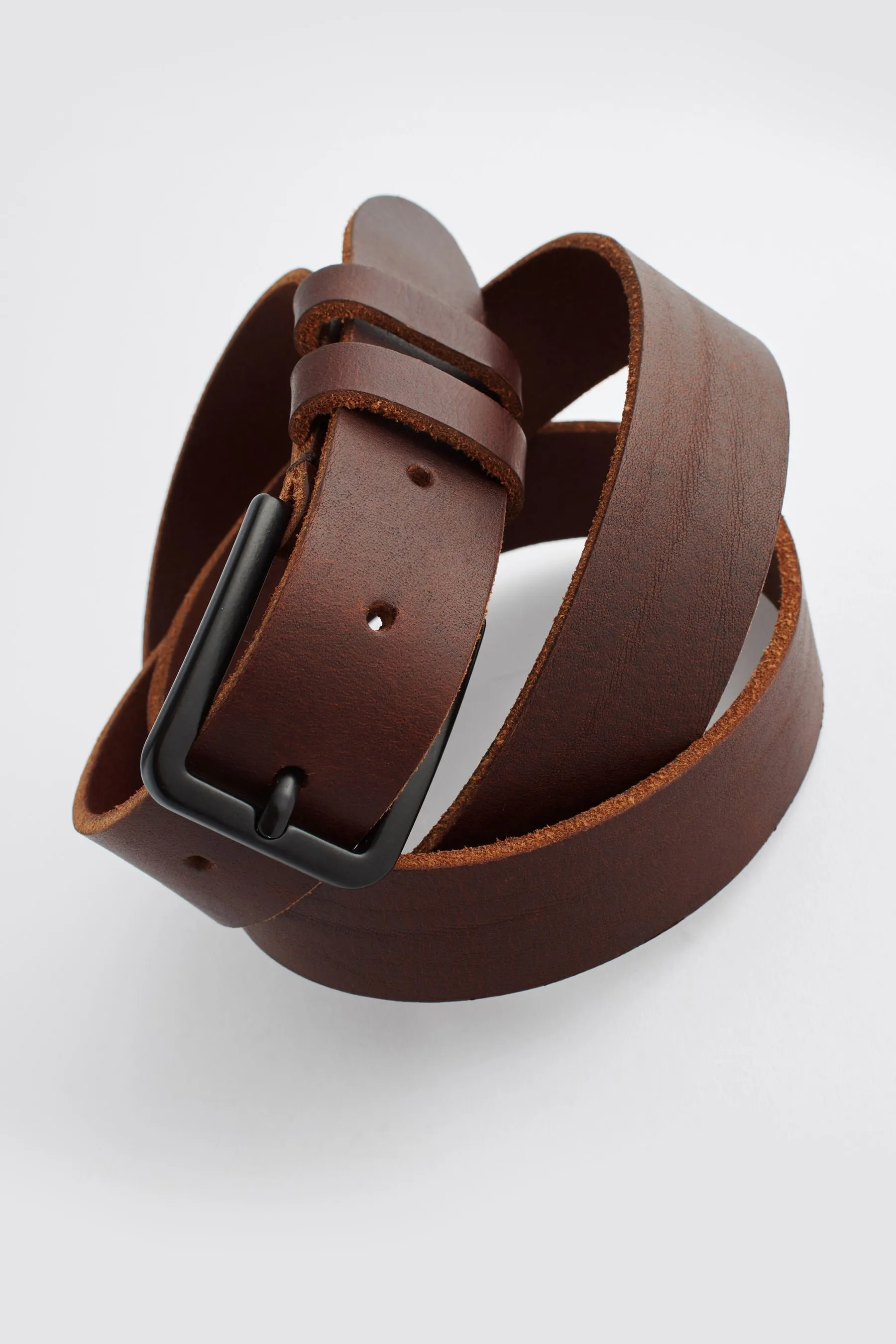Cintura casual in pelle