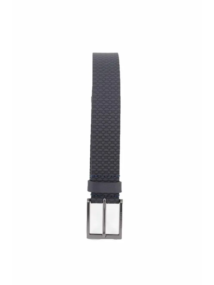 Cintura in pelle con monogramma