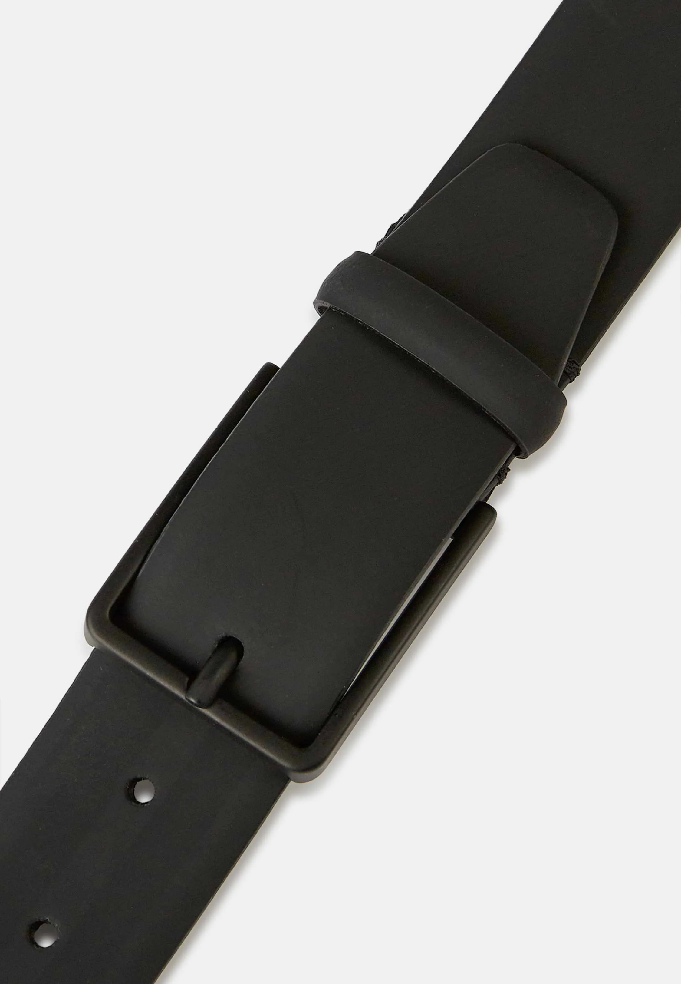 Cintura In Pelle Gommata Con Logo