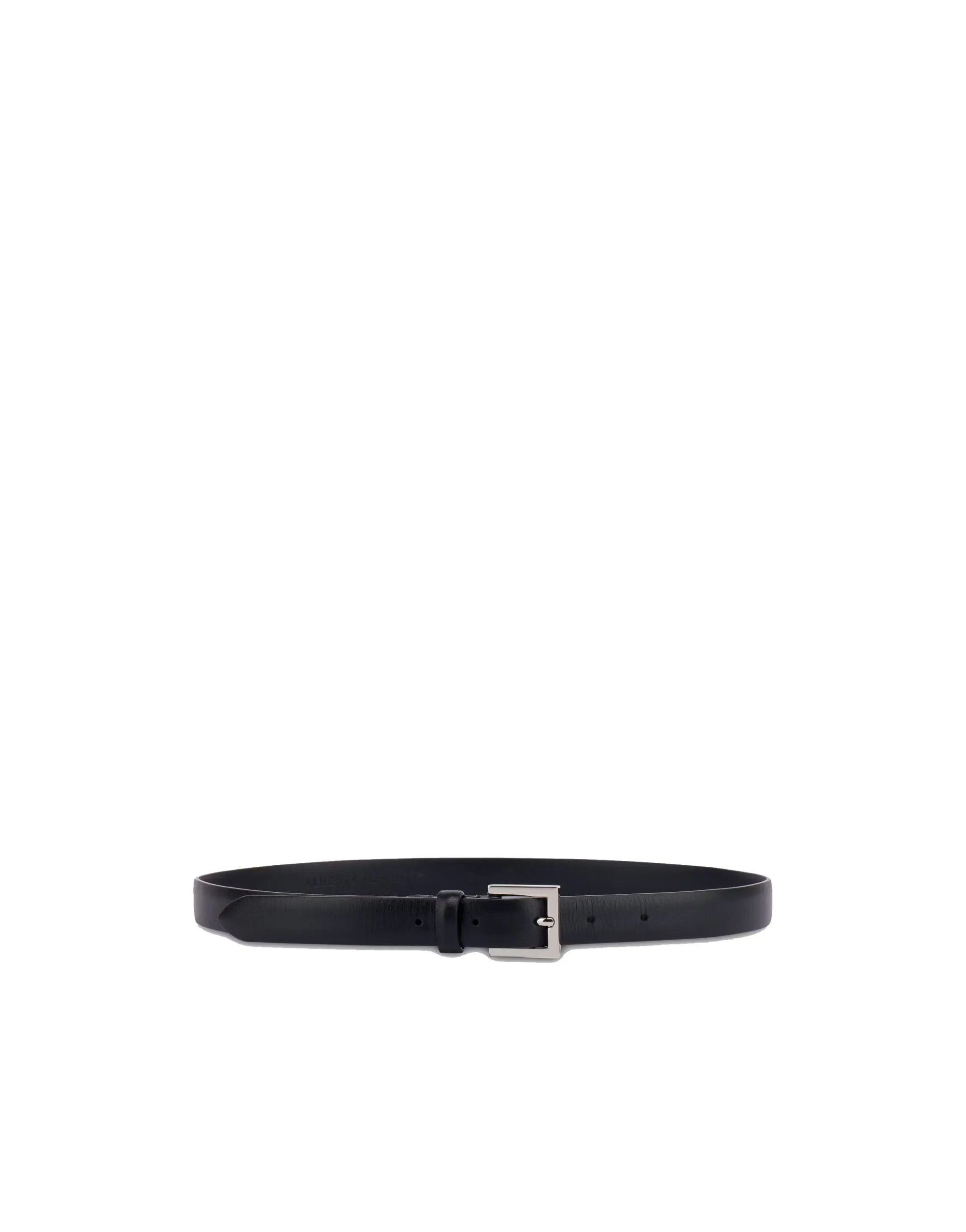 CINTURA NERA IN PELLE
